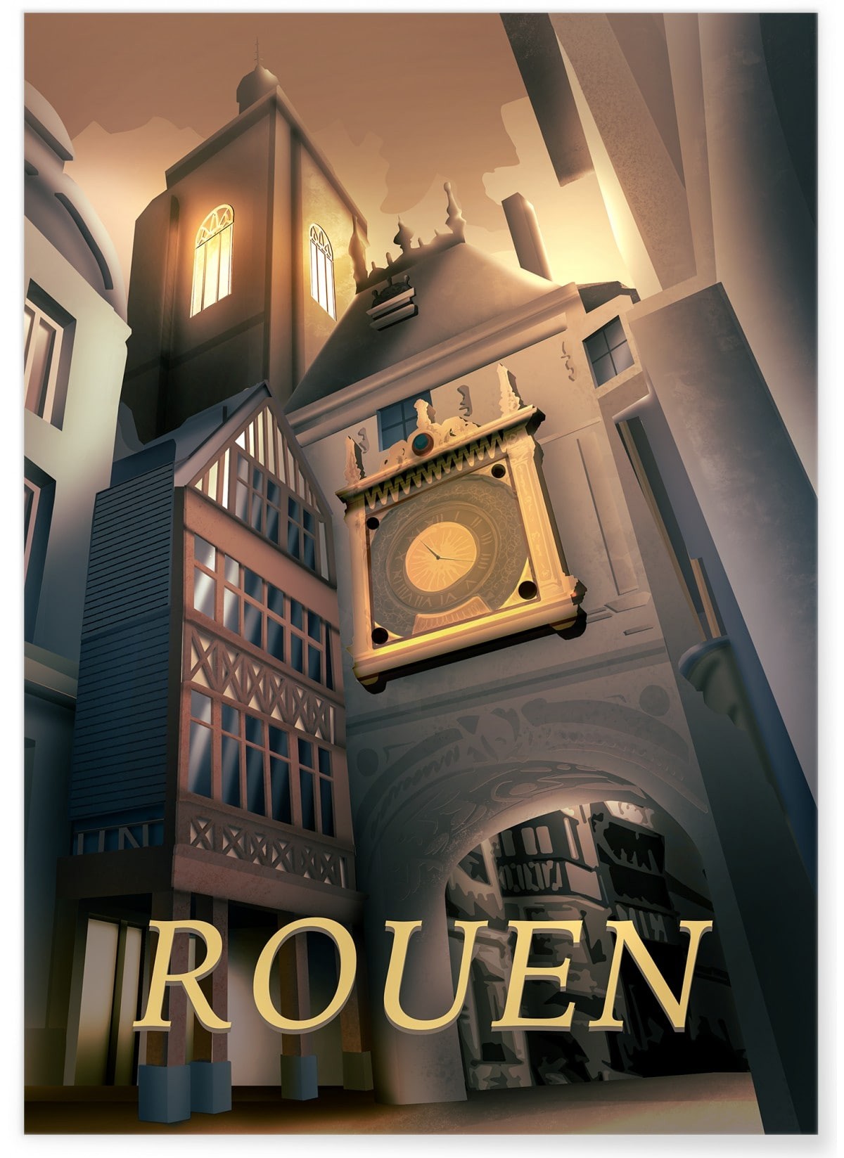 Affiche ville Rouen, L'AFFICHERIE