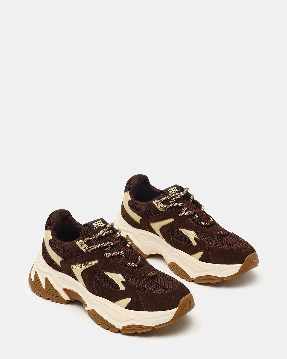 Steve Madden Zapatillas de materiales mixtos, AMPLE