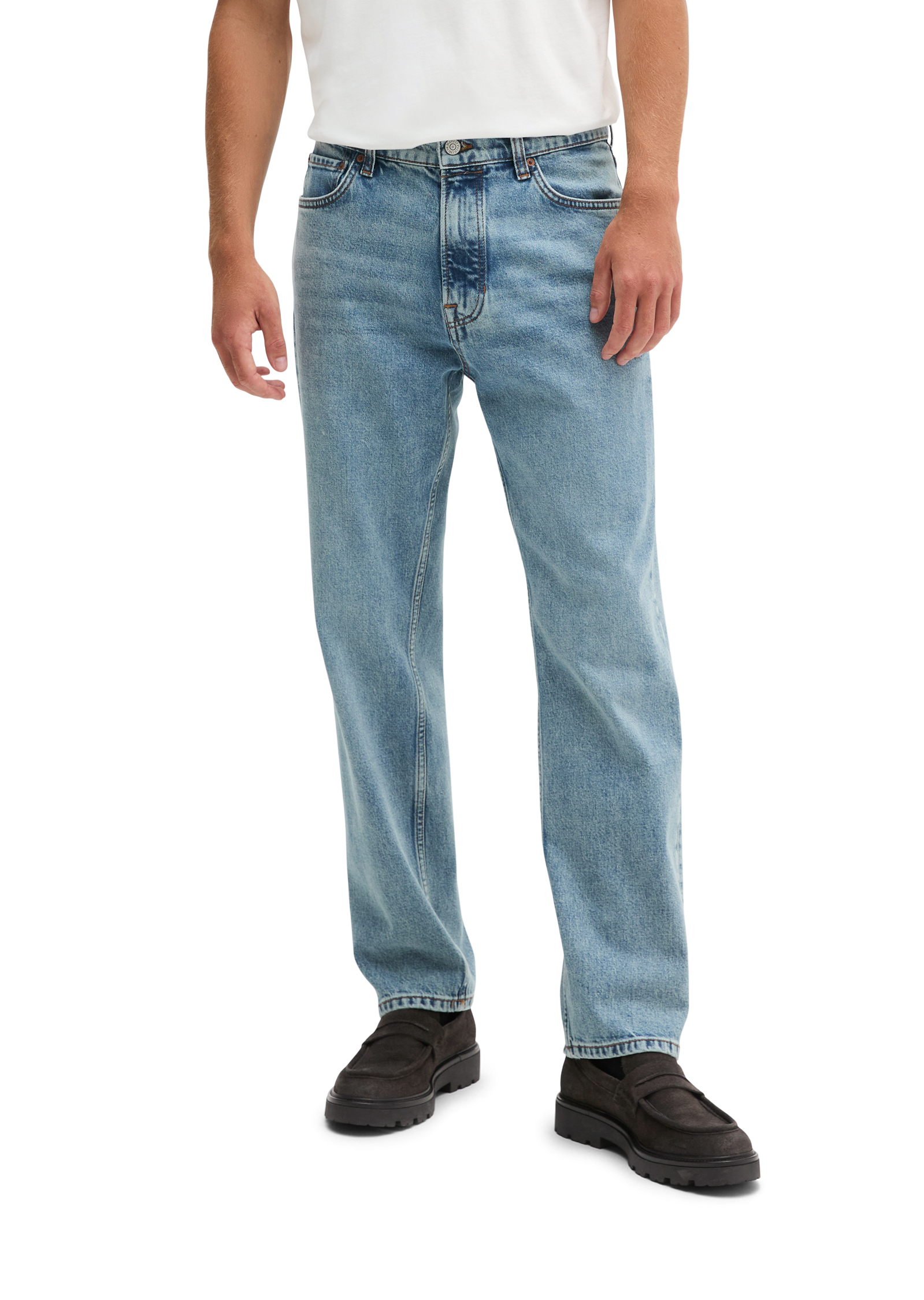 Jeans modèle Kalmo, coupe droite avec CIRCULOSE, MARC O'POLO