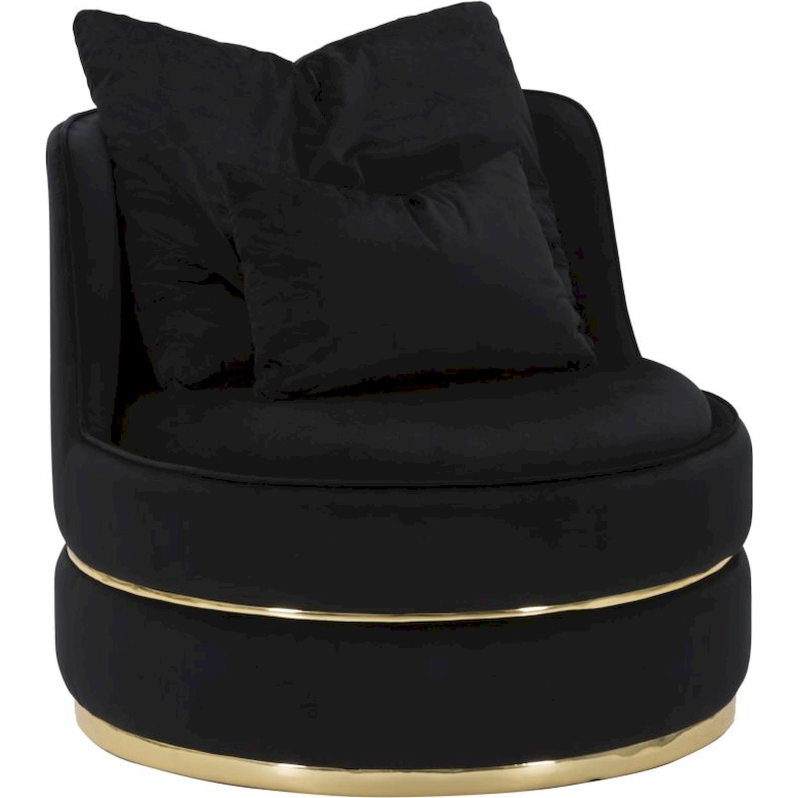 Fauteuil rond capitonné avec coussins GLAM, RECOLLECTION