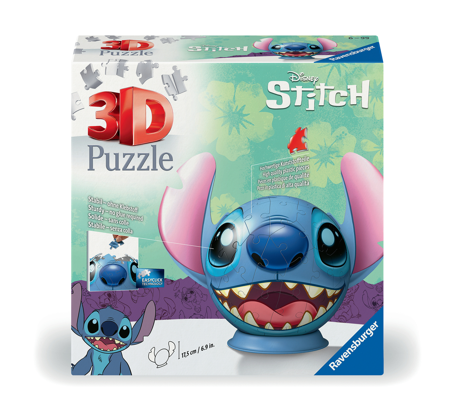 Puzzle 3D ball Stitch 72 pcs, RAVENSBURGER