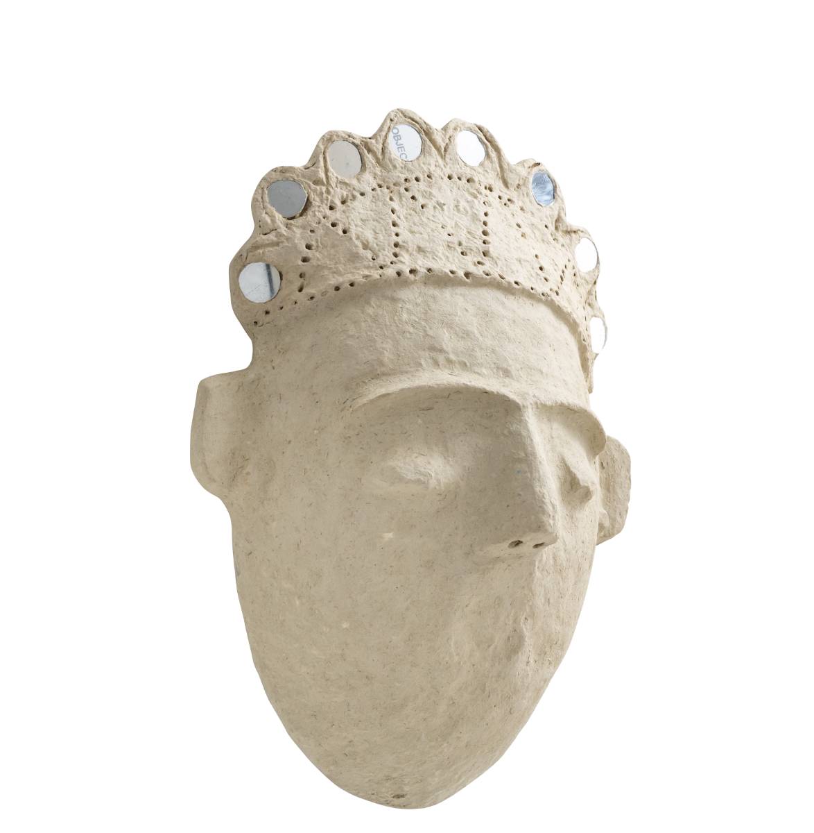 Masque en papier mâché ANTOINE, MADE IN MEUBLES 