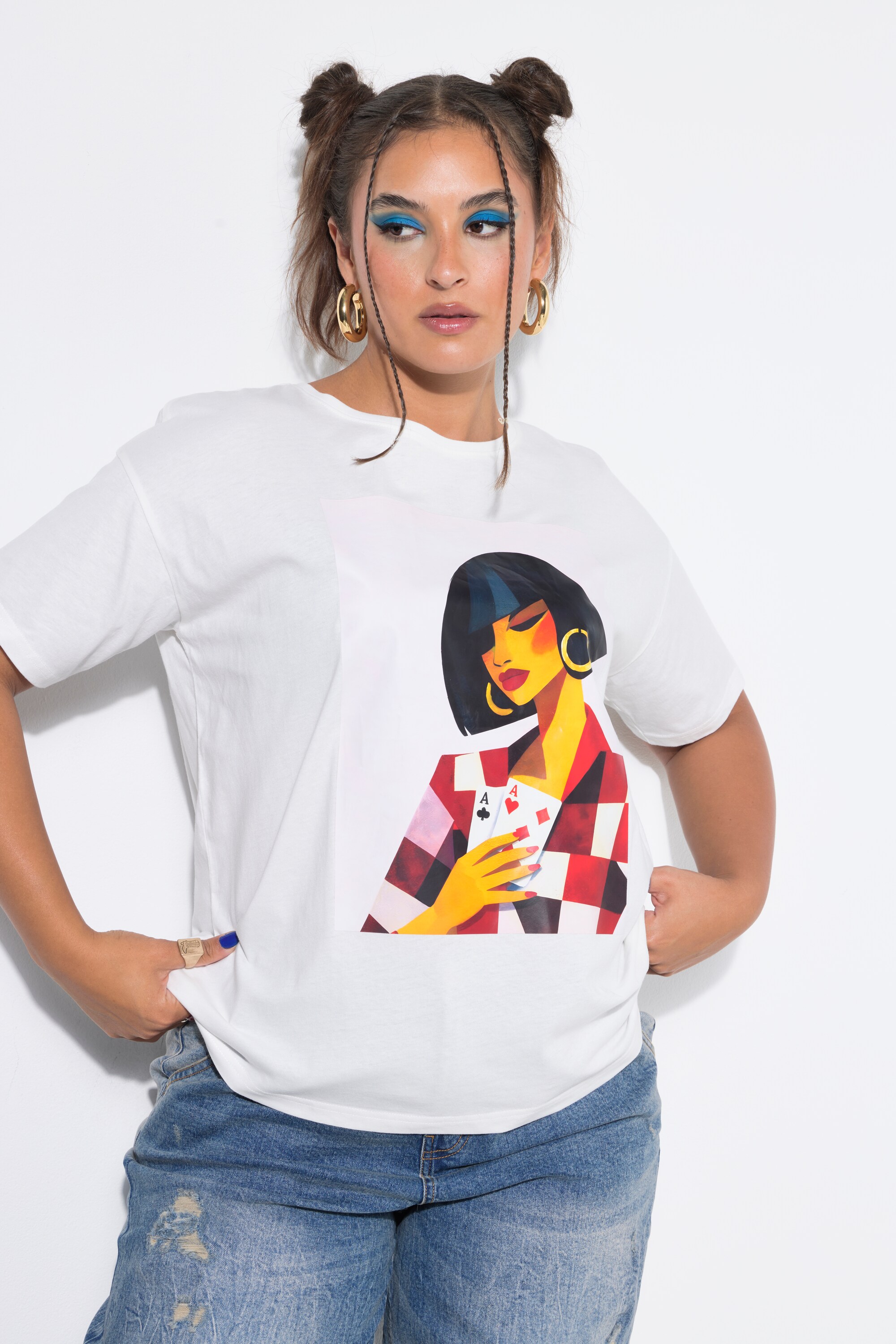 T-shirt oversize, imprimé mannequin, STUDIO UNTOLD