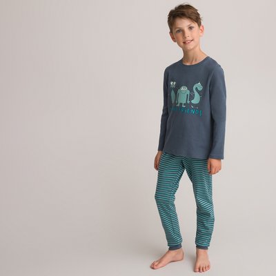 Cotton Pyjamas with Glow in the Dark Monsters Print LA REDOUTE COLLECTIONS