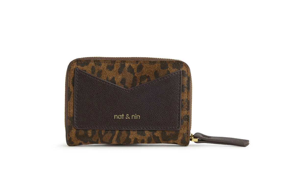 Pia Leather Purse, NAT & NIN