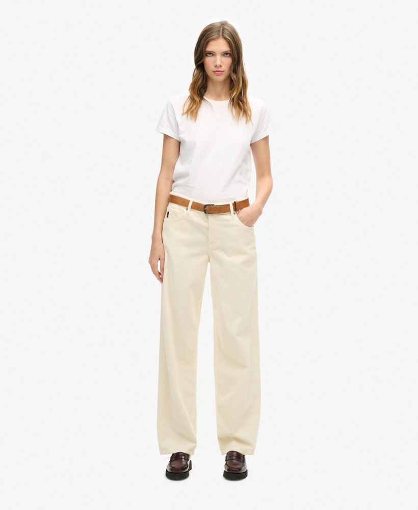 Pantalon large en velours côtelé Vintage, SUPERDRY