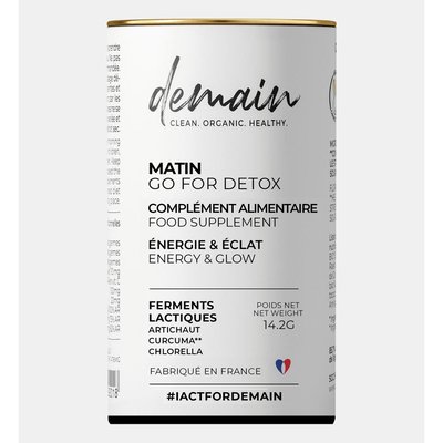 Go For Detox - Complément Alimentaire Eclat, Anti-imperfections, Belle Peau. DEMAIN