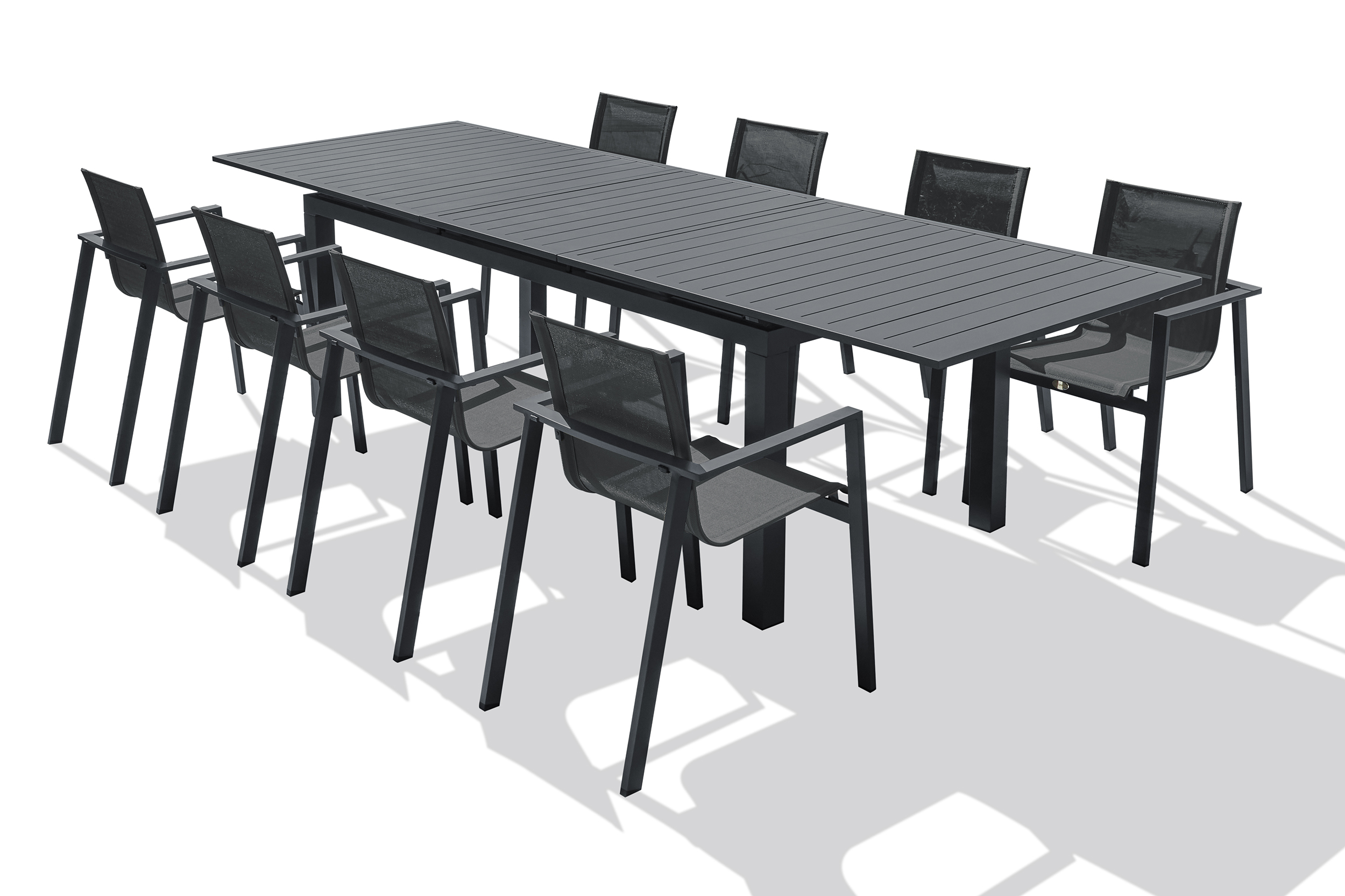 Ensemble repas de jardin en aluminium MIAMI, DCB GARDEN