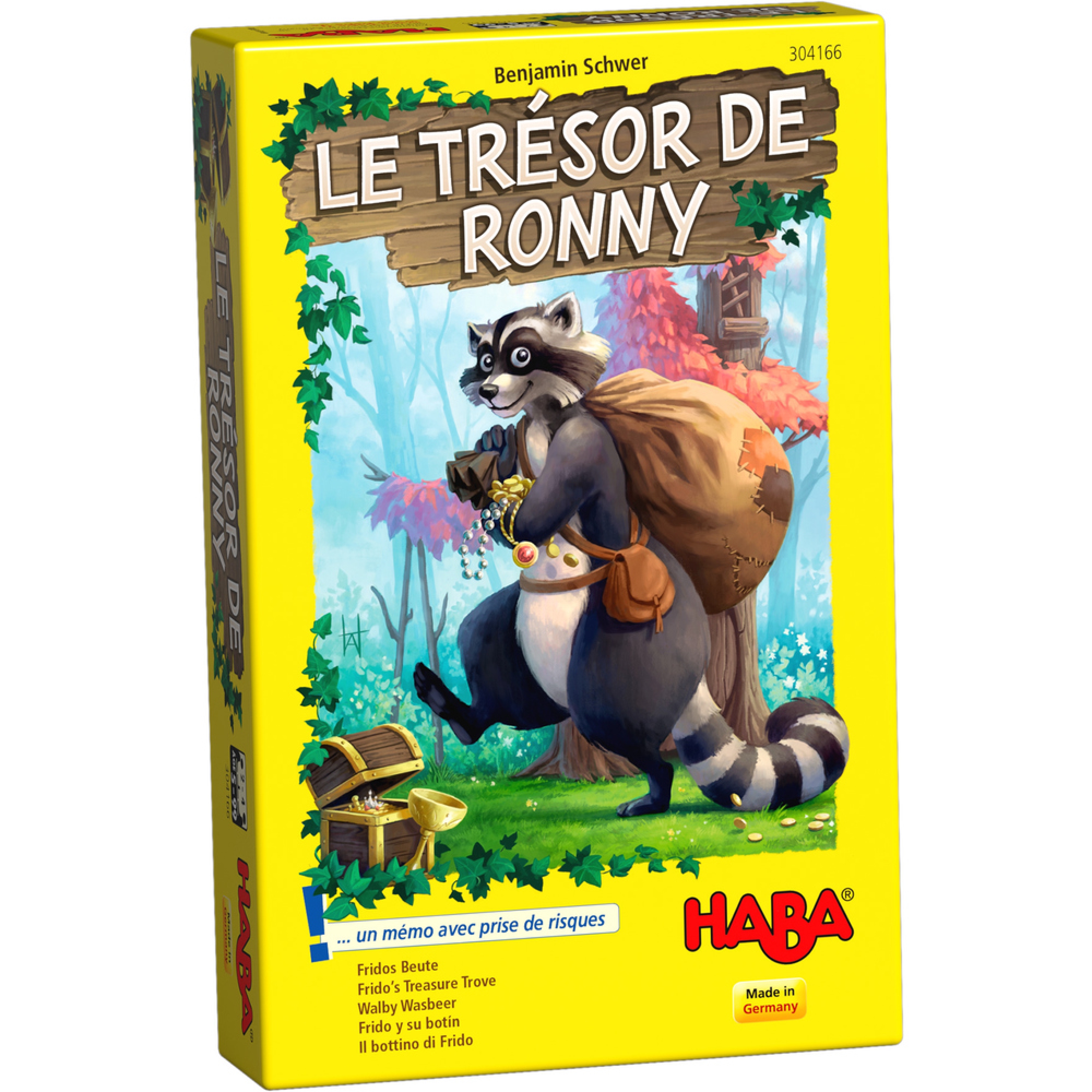 Jeu Le trésor de Ronny, HABA
