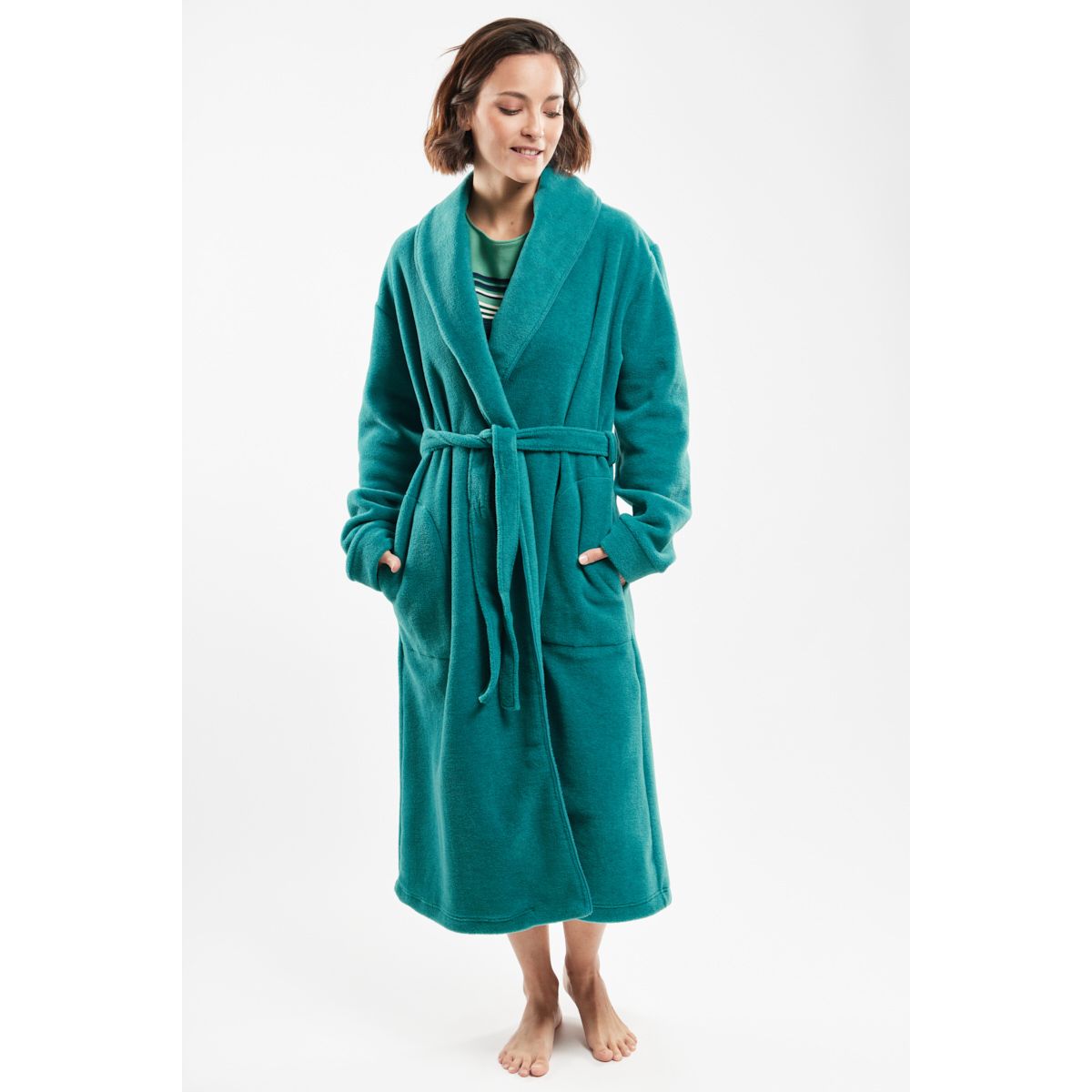 La redoute robe sale de chambre femme polaire