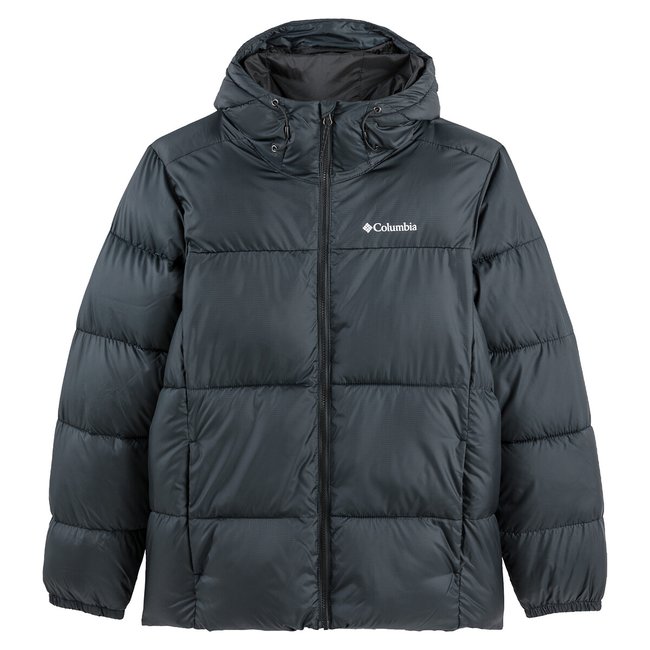 Two-Tone Padded Jacket with Hood - COLUMBIA