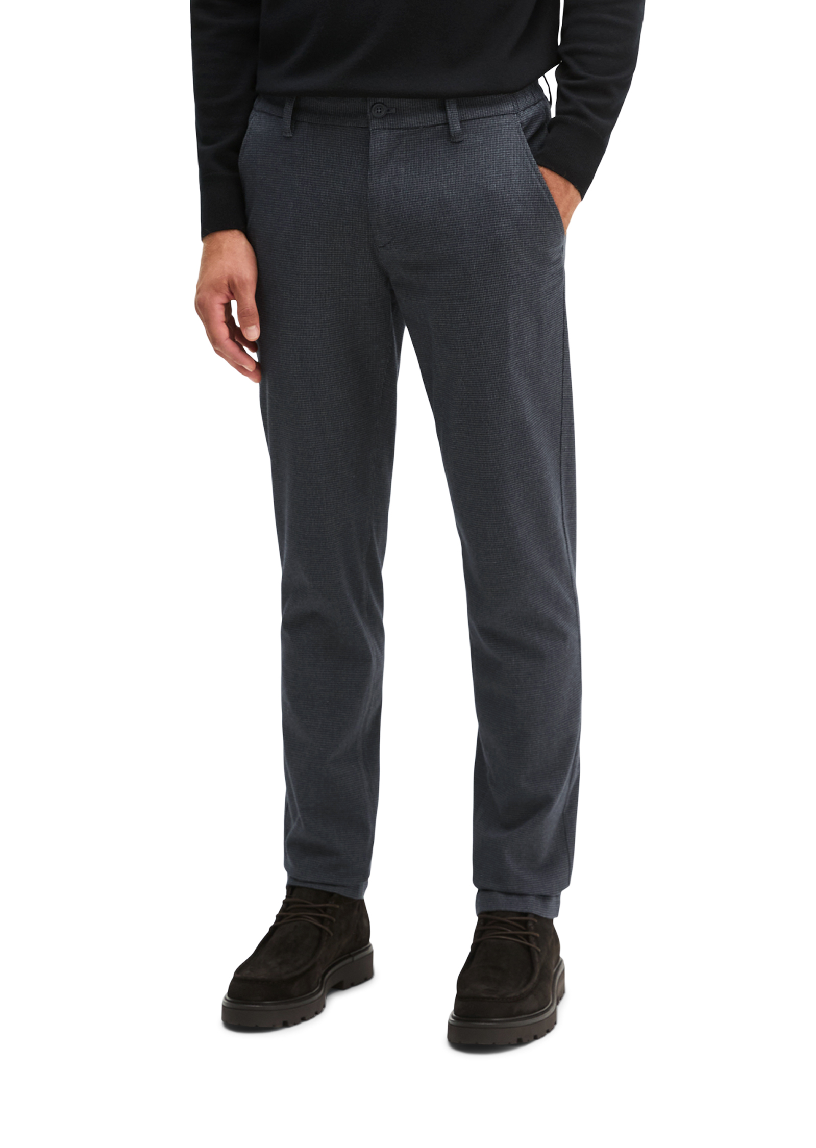 Chino modèle Stig, coupe jogger en mélange élastique de coton bio et de viscose, MARC O'POLO