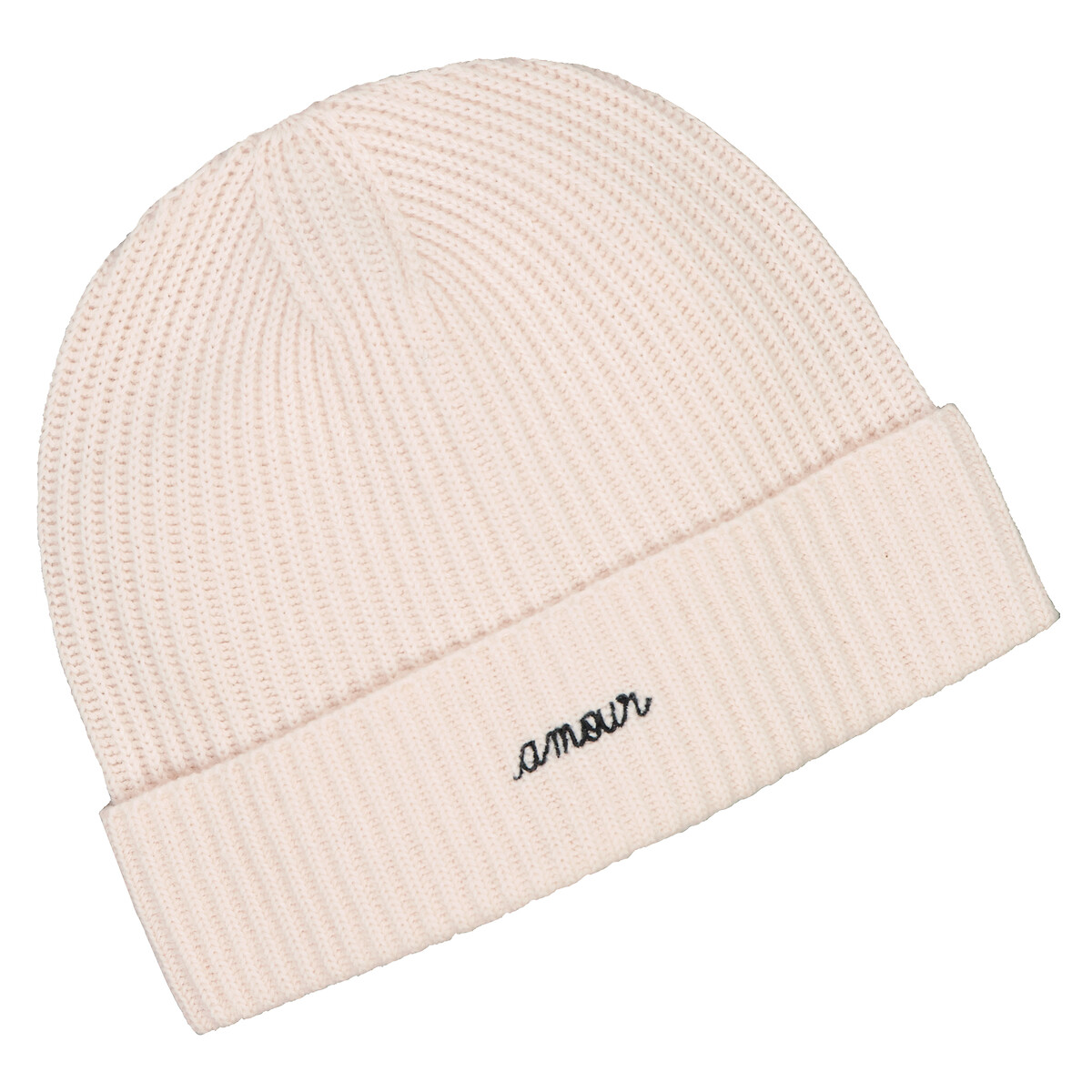 Vincennes Amour Beanie in Ribbed Wool