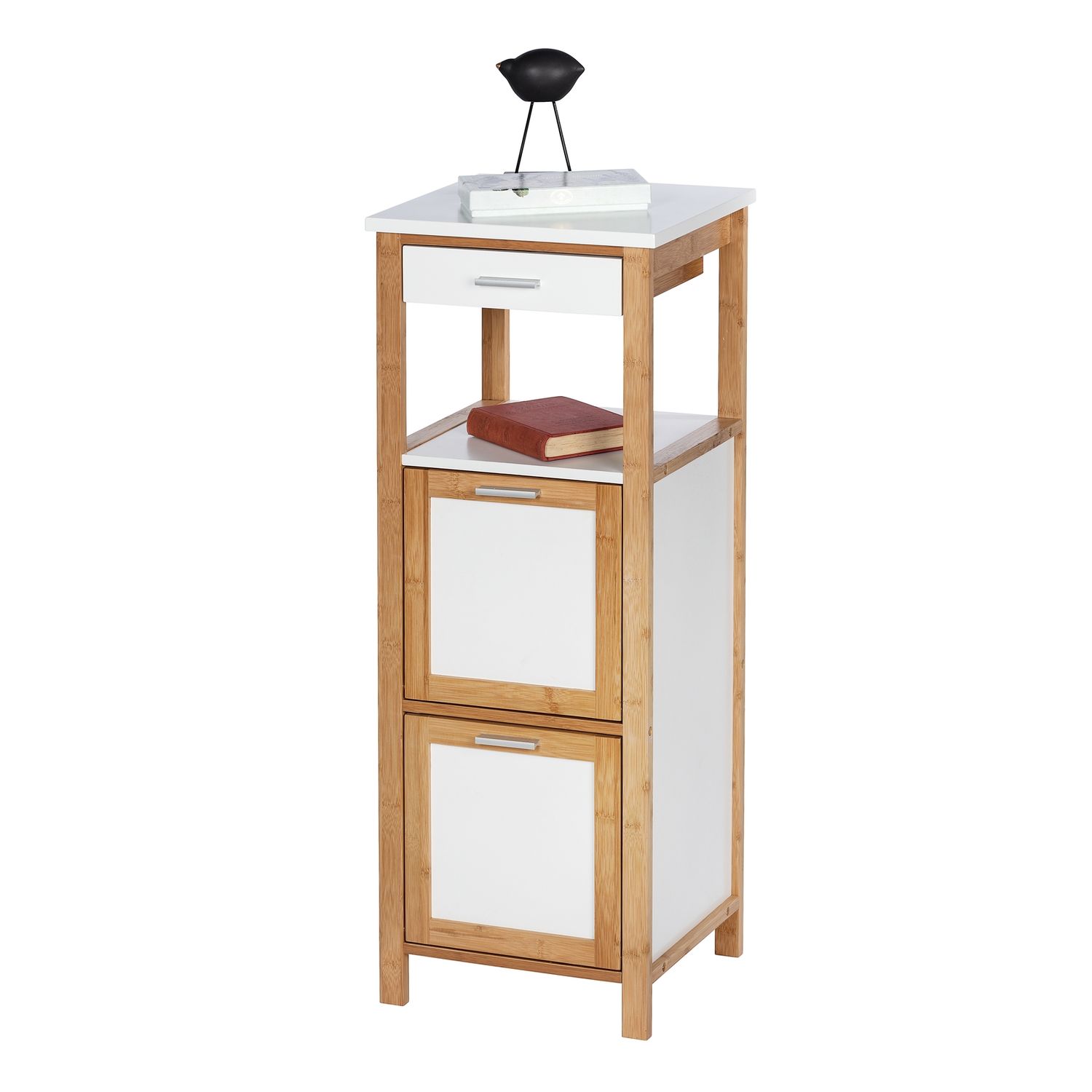 Etagère de salle de bain 3 tiroirs en bambou FINJA, WENKO