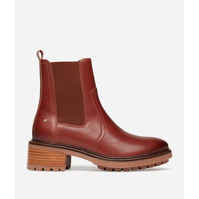 Leather Chunky Chelsea Boots VANESSA BRUNO