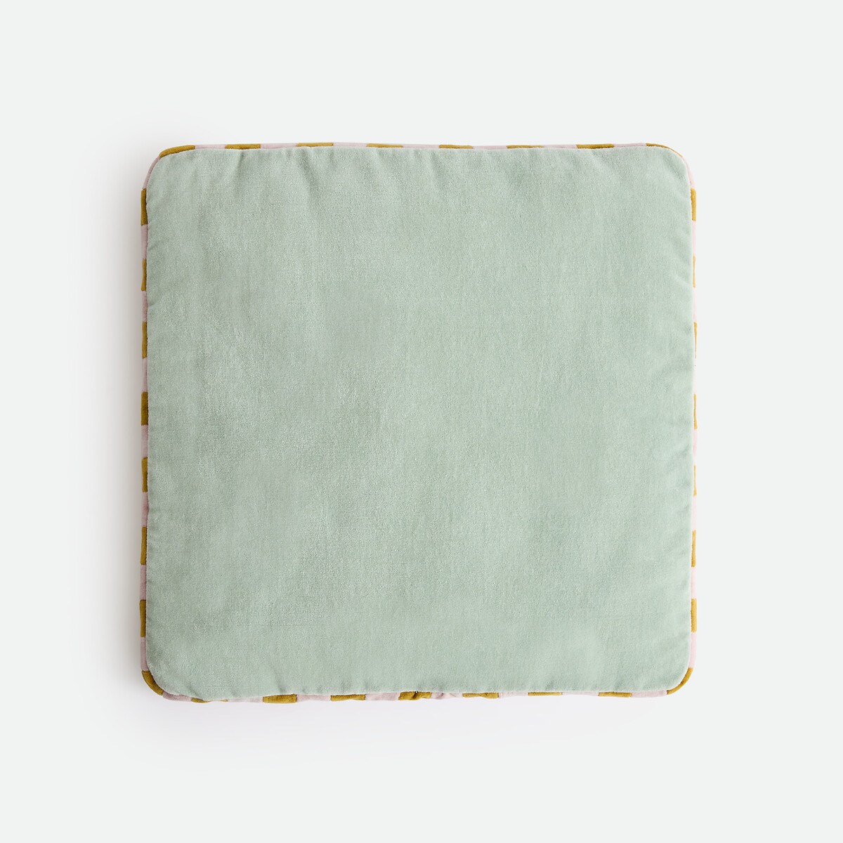 Galette de chaise, en velours, rayures larges, SIMONA, LA REDOUTE INTERIEURS