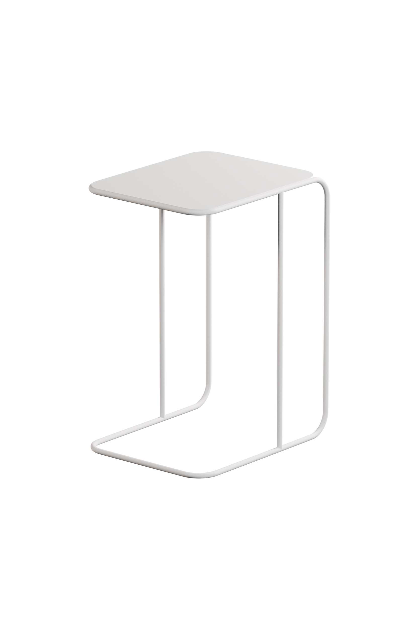 Table d'appoint en tubes et tôle d'acier DENYA, METALLBUDE
