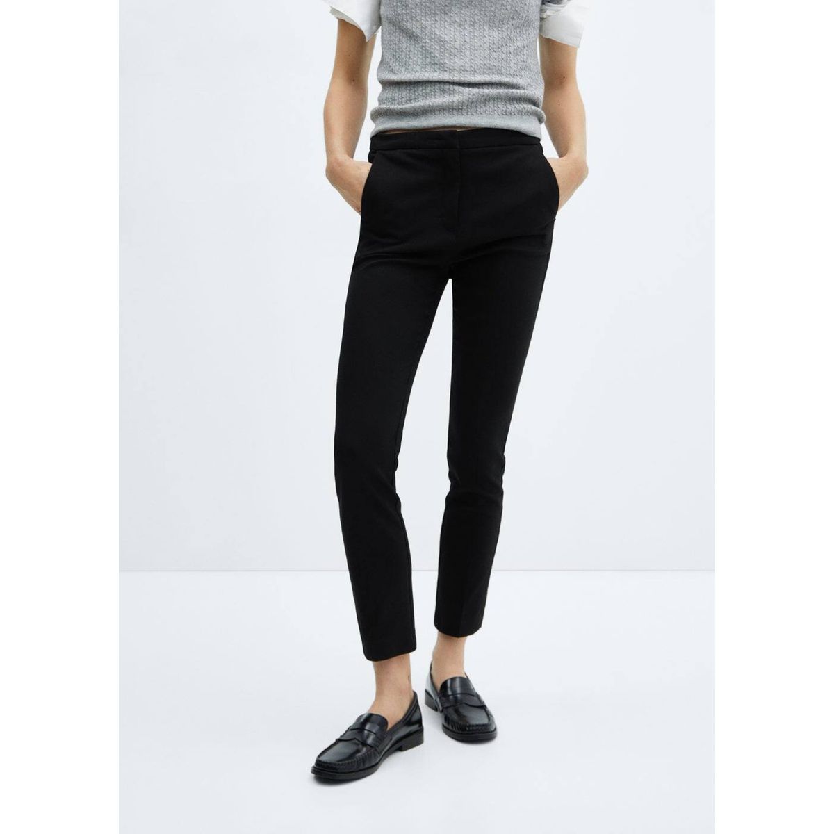 Pantalon noir femme mango La Redoute