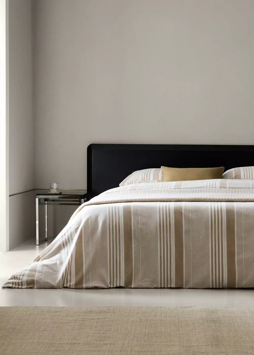 Housse de couette 100 % coton rayures lit 180/200 cm, MANGO HOME