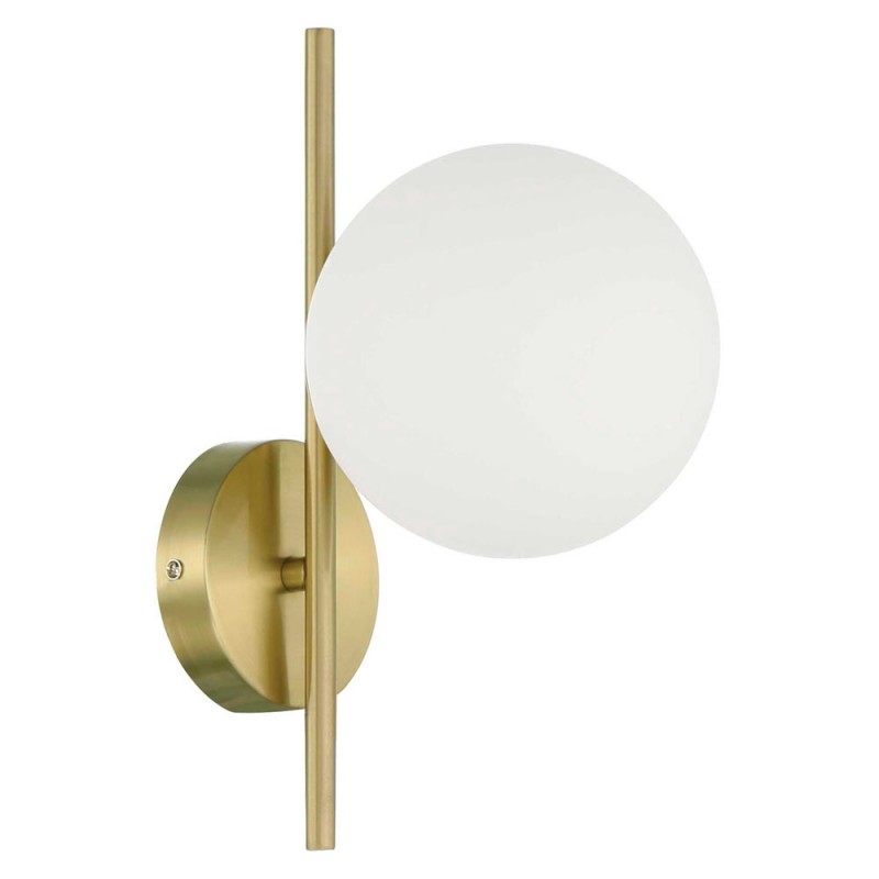 Applique Roxanne Laiton Mat Tige 1 Globe, MILLUMINE