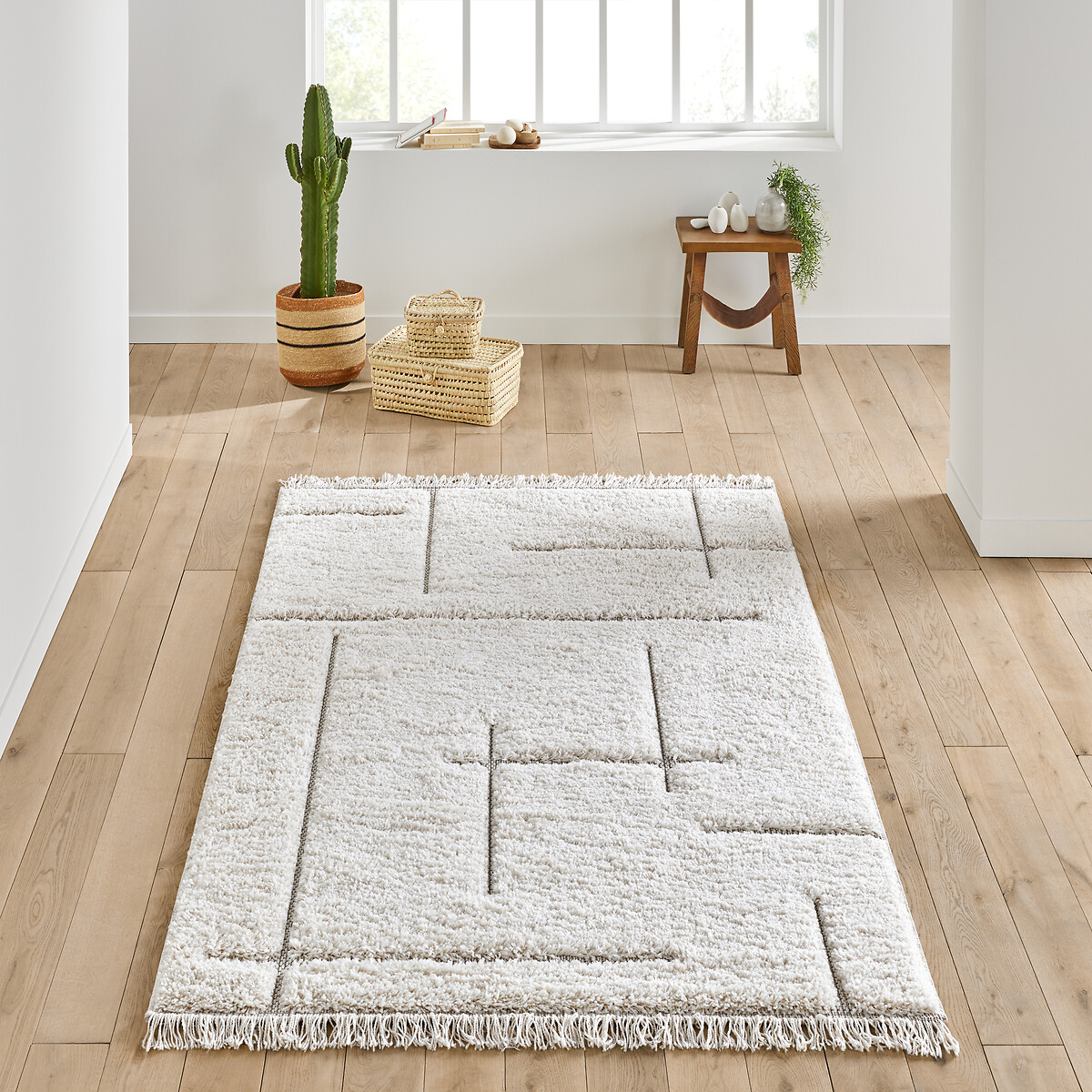 Orso Abstract Striped Effect Rug