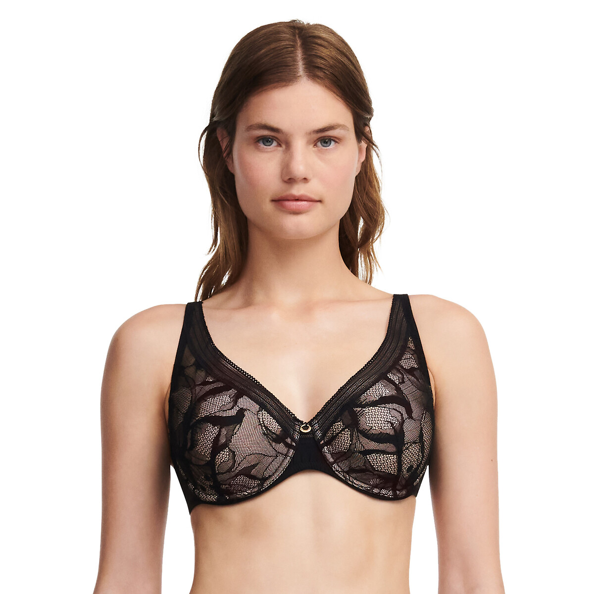 Image of True Lace Recycled Plunge Spacer Bra