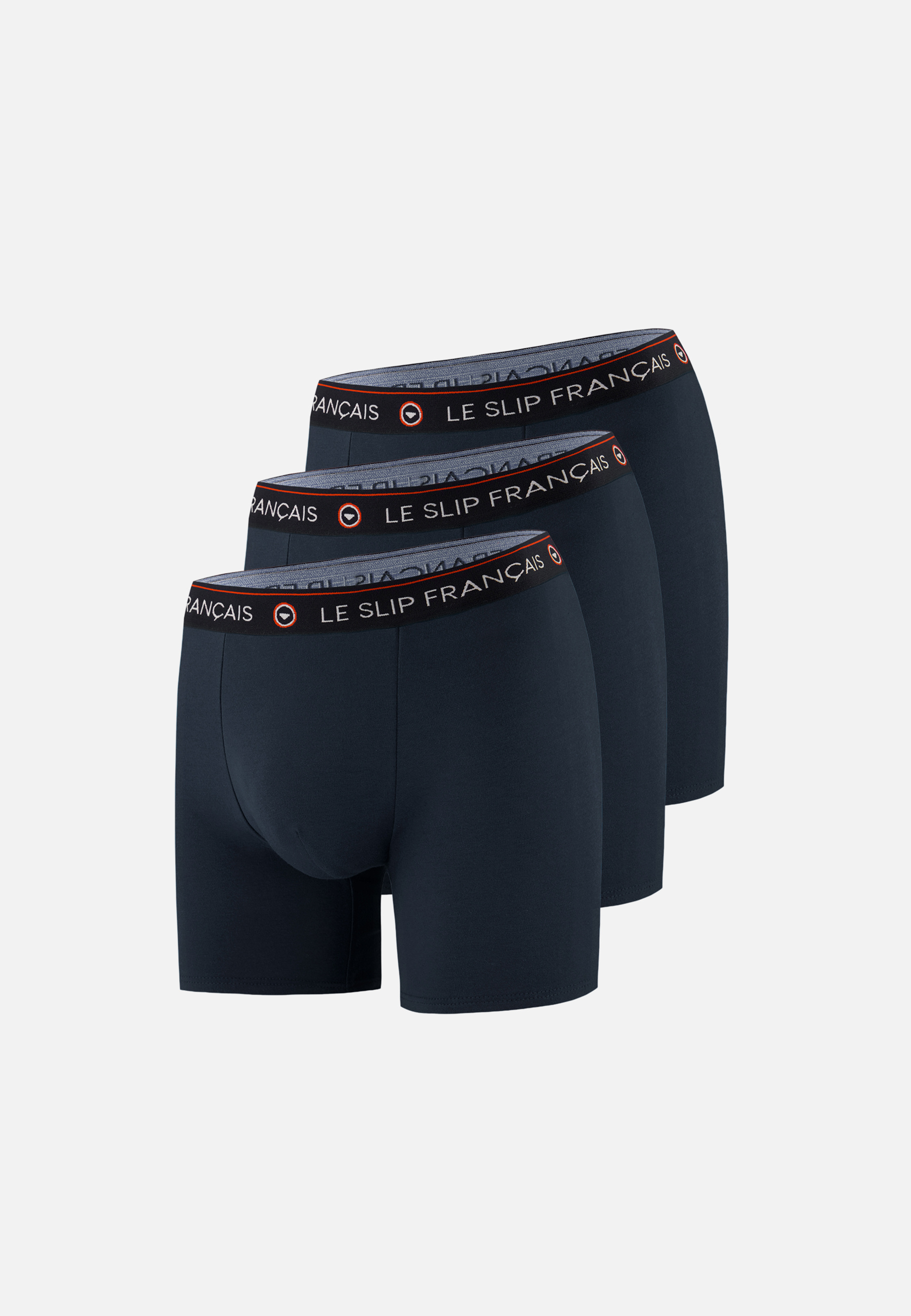 Lot de 3 boxers longs en coton Redoutable, LE SLIP FRANCAIS