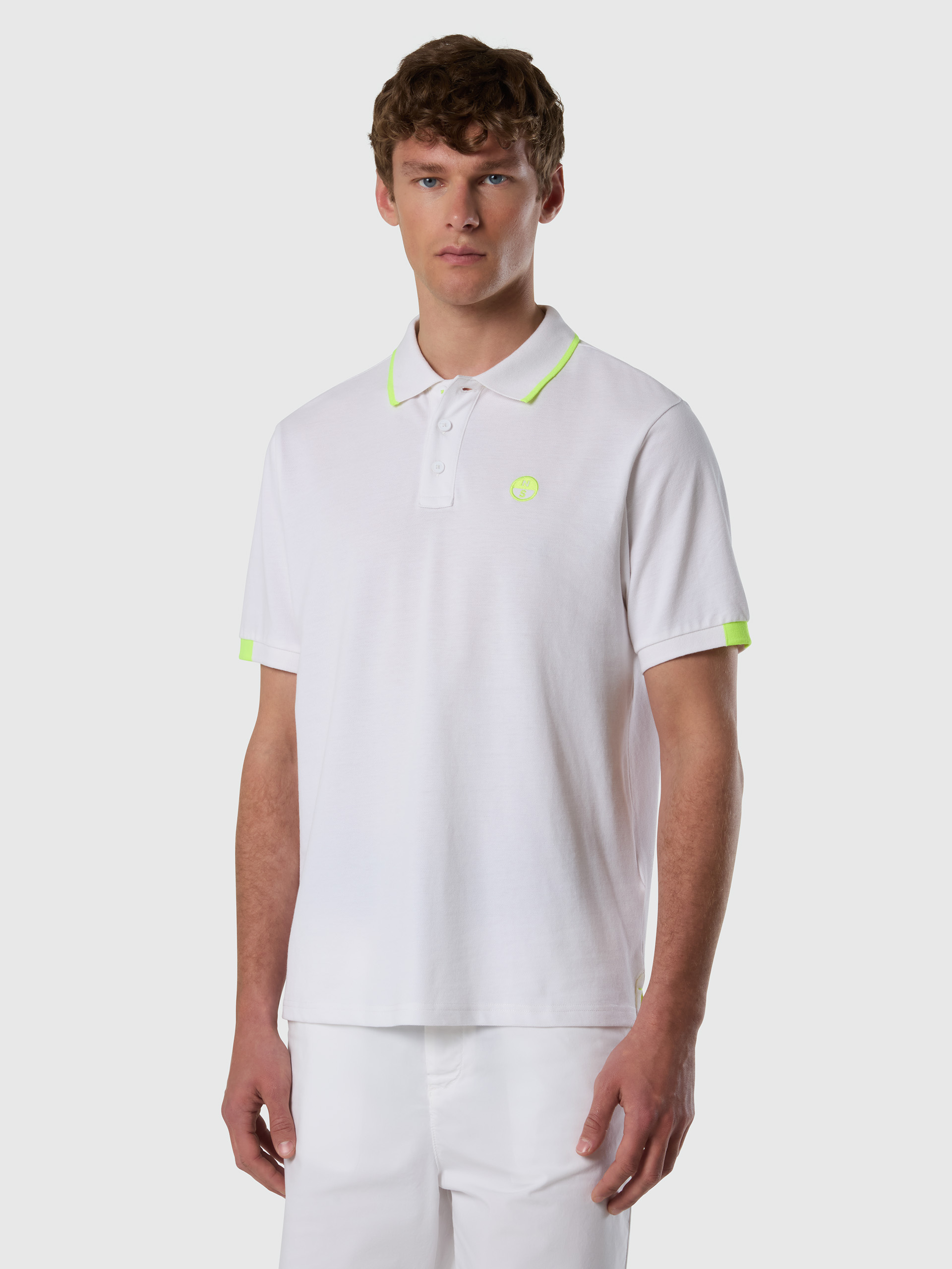 Polo avec des accents néon, NORTH SAILS