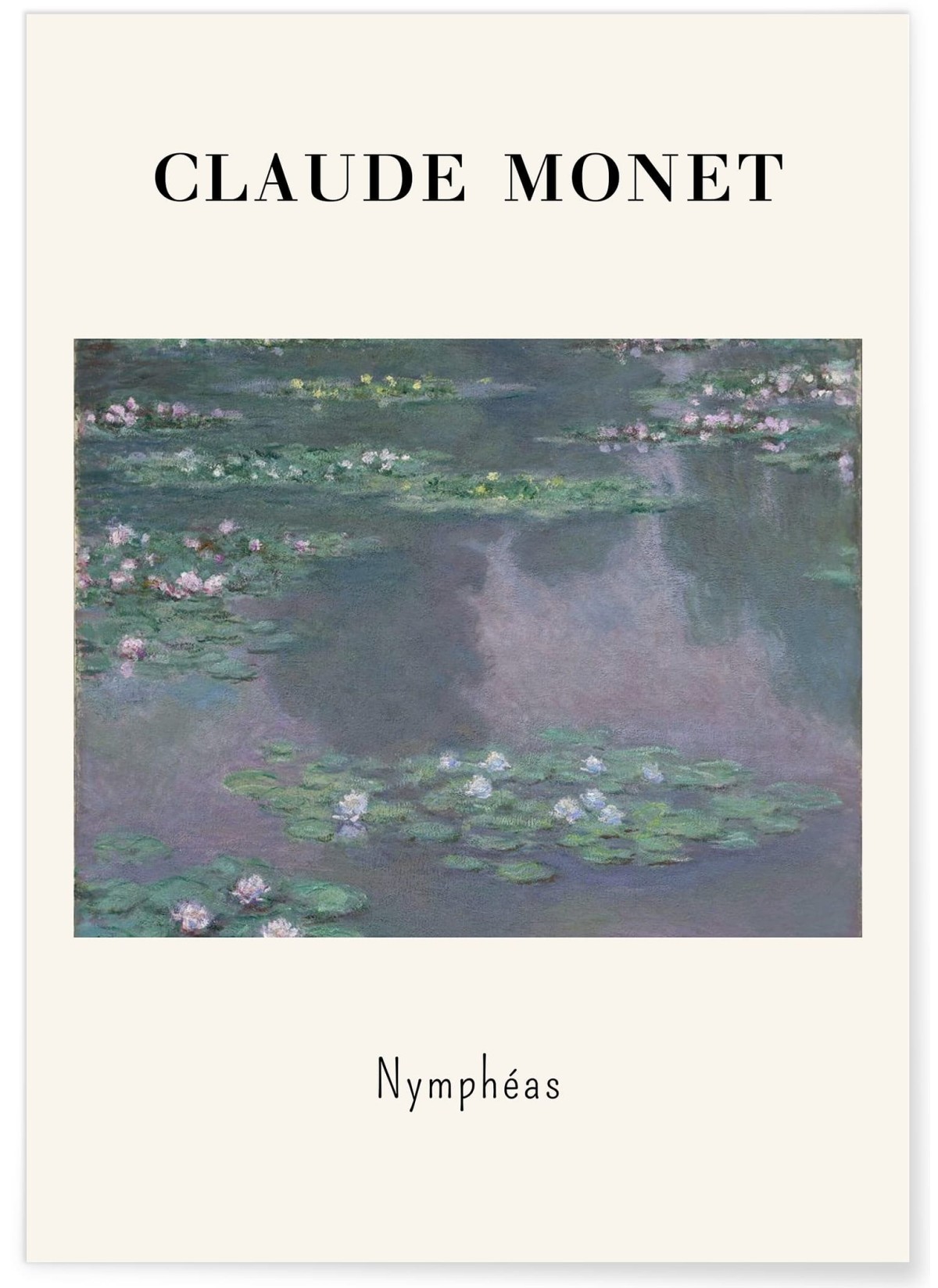 Affiche Claude Monet - Nymphéas, L'AFFICHERIE