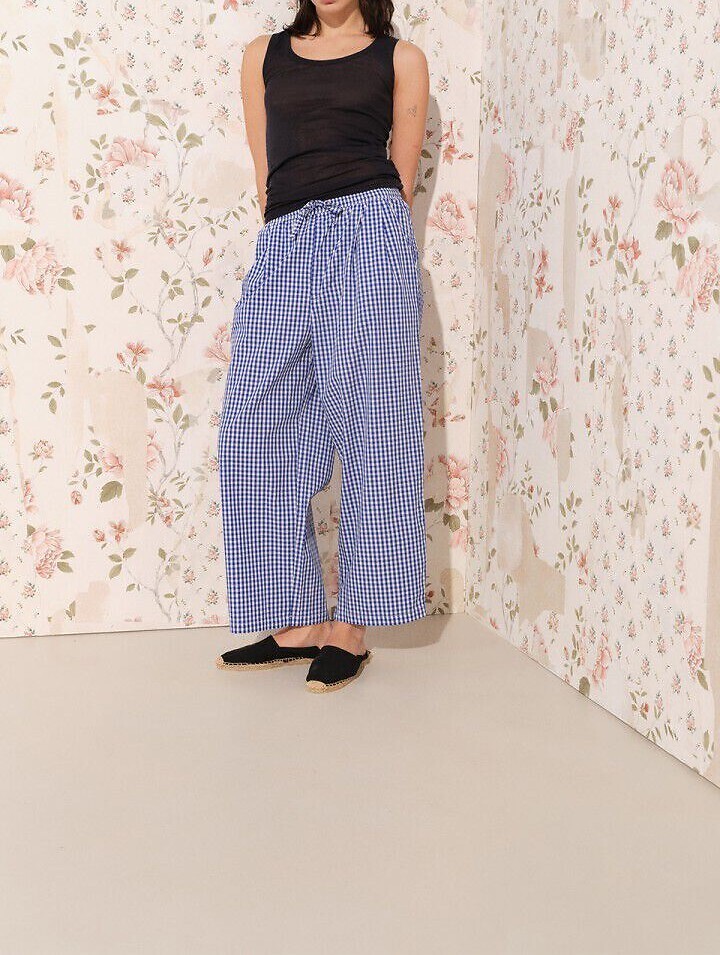 Wijde geruite broek, EKIROW, AMERICAN VINTAGE