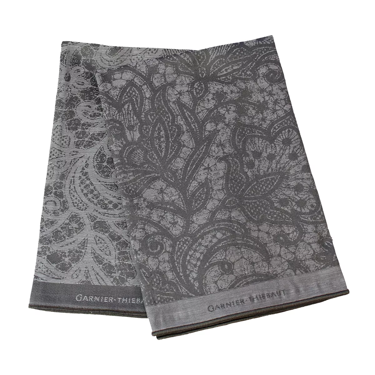 Lot de 2 mouchoirs pur coton Dentelles, GARNIER THIEBAUT