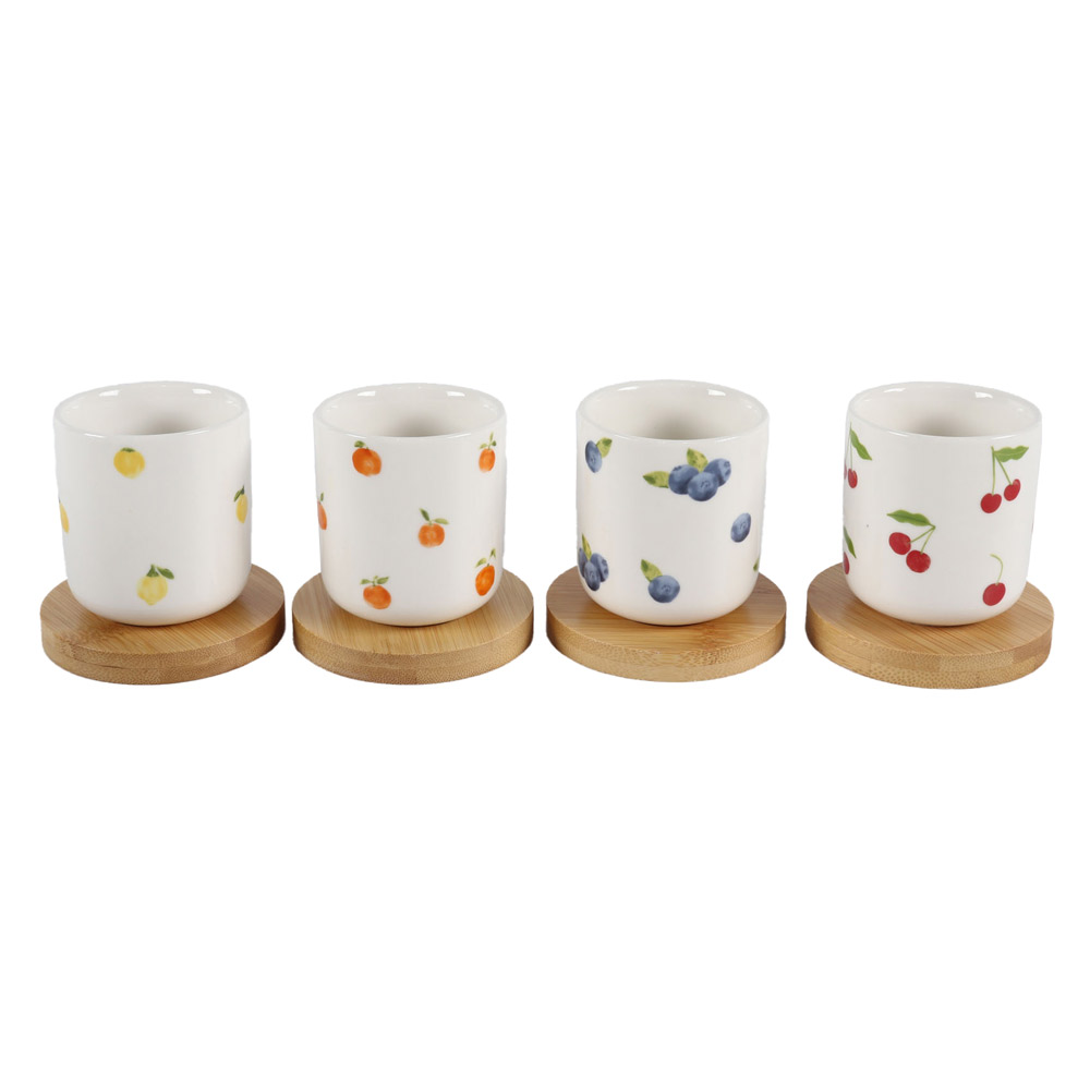 Coffret de 4 tasses et sous-tasses Bellanova 10 cl - BELLANOVA, TABLE PASSION