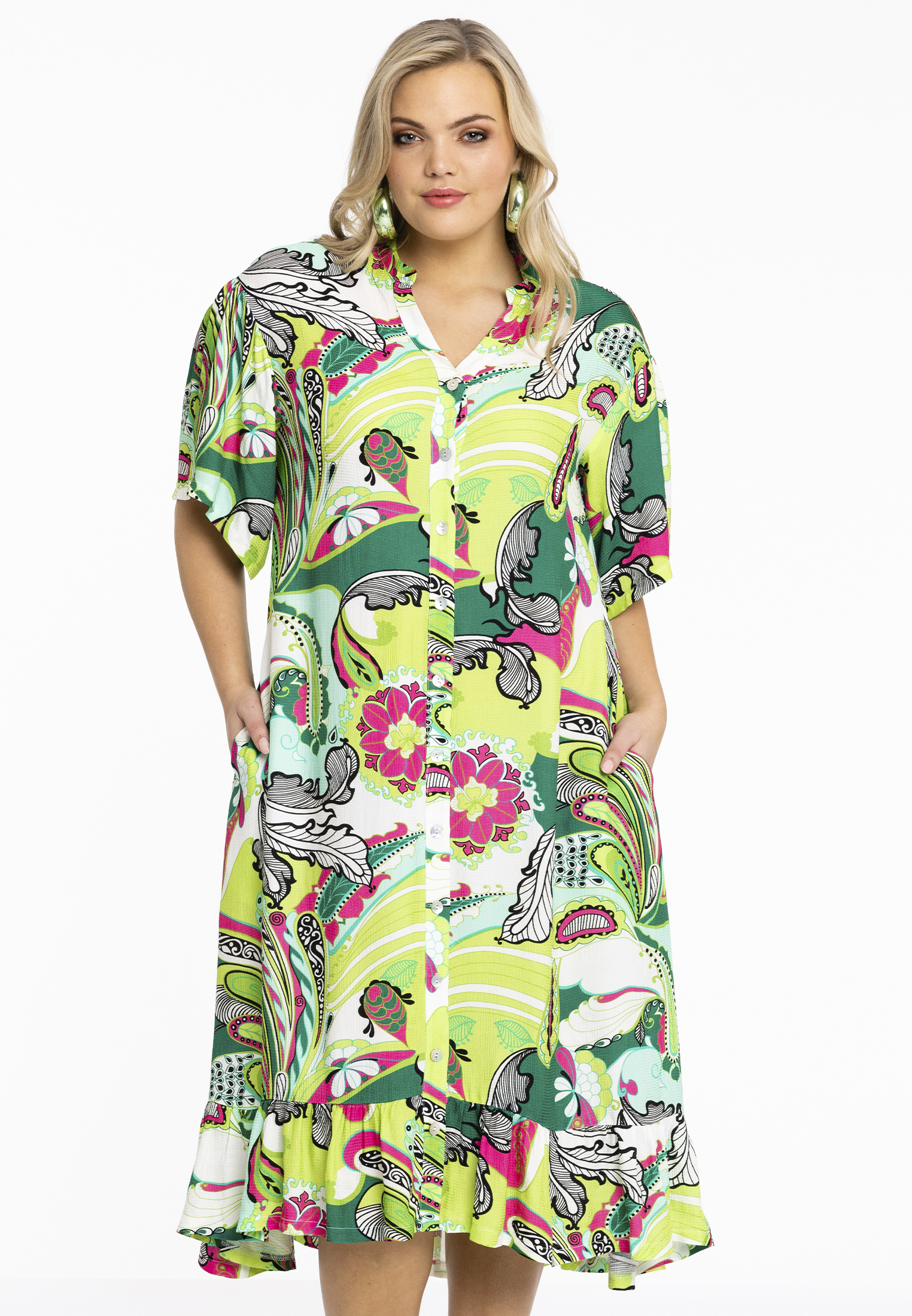 Robe volanté /à volants, YOEK