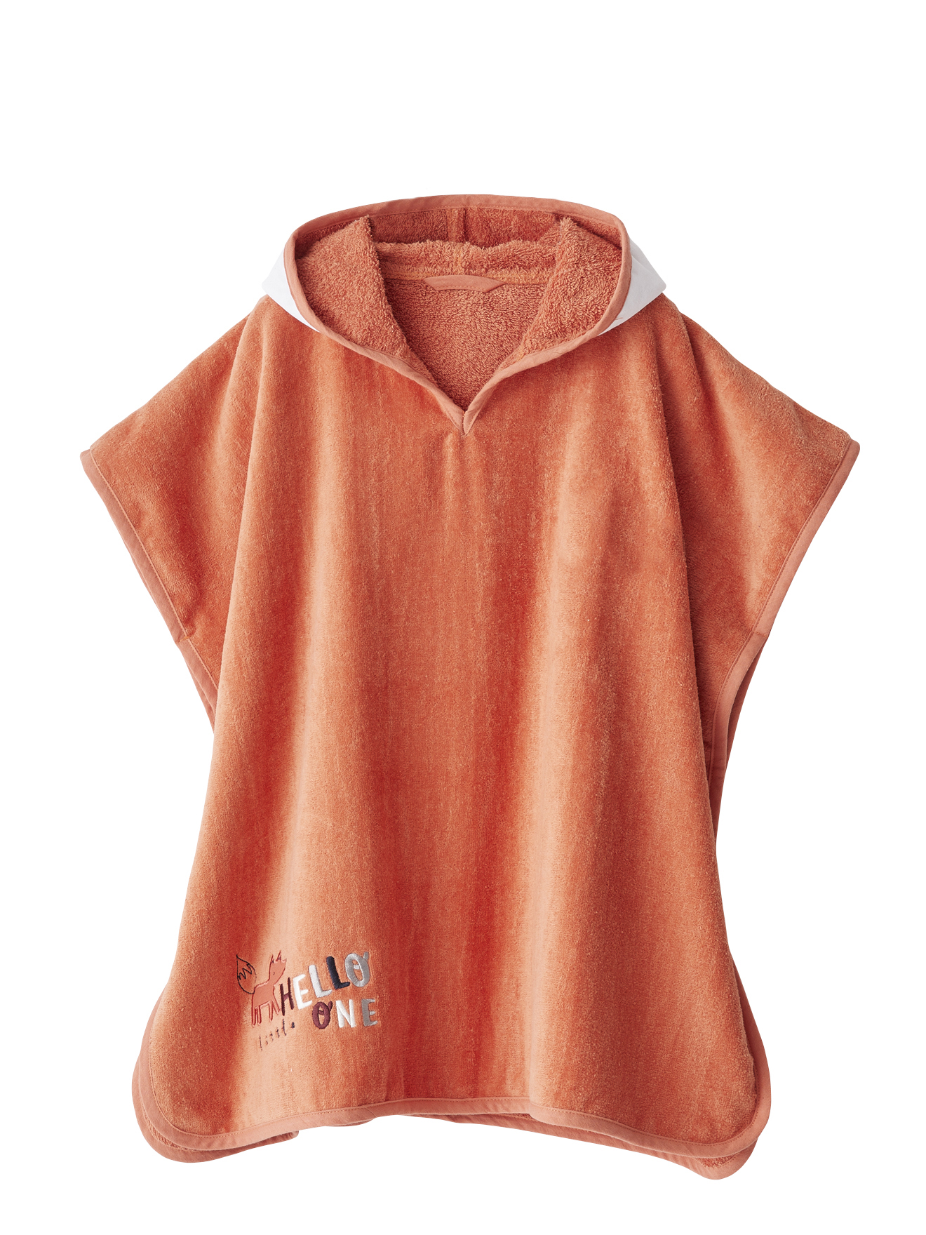 Poncho de bain Renard, VERTBAUDET