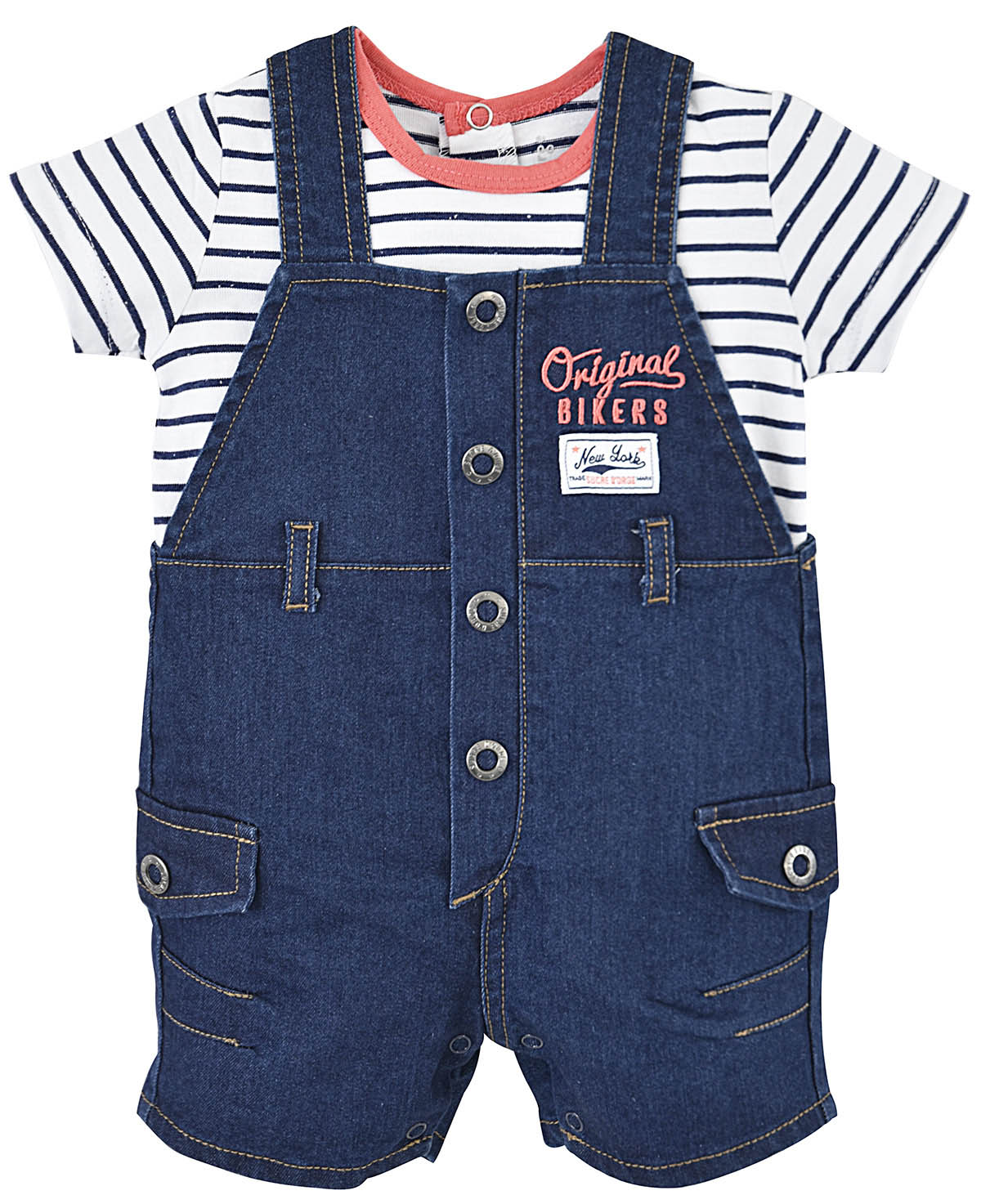 Ensemble salopette bebe garcon, SUCRE D'ORGE