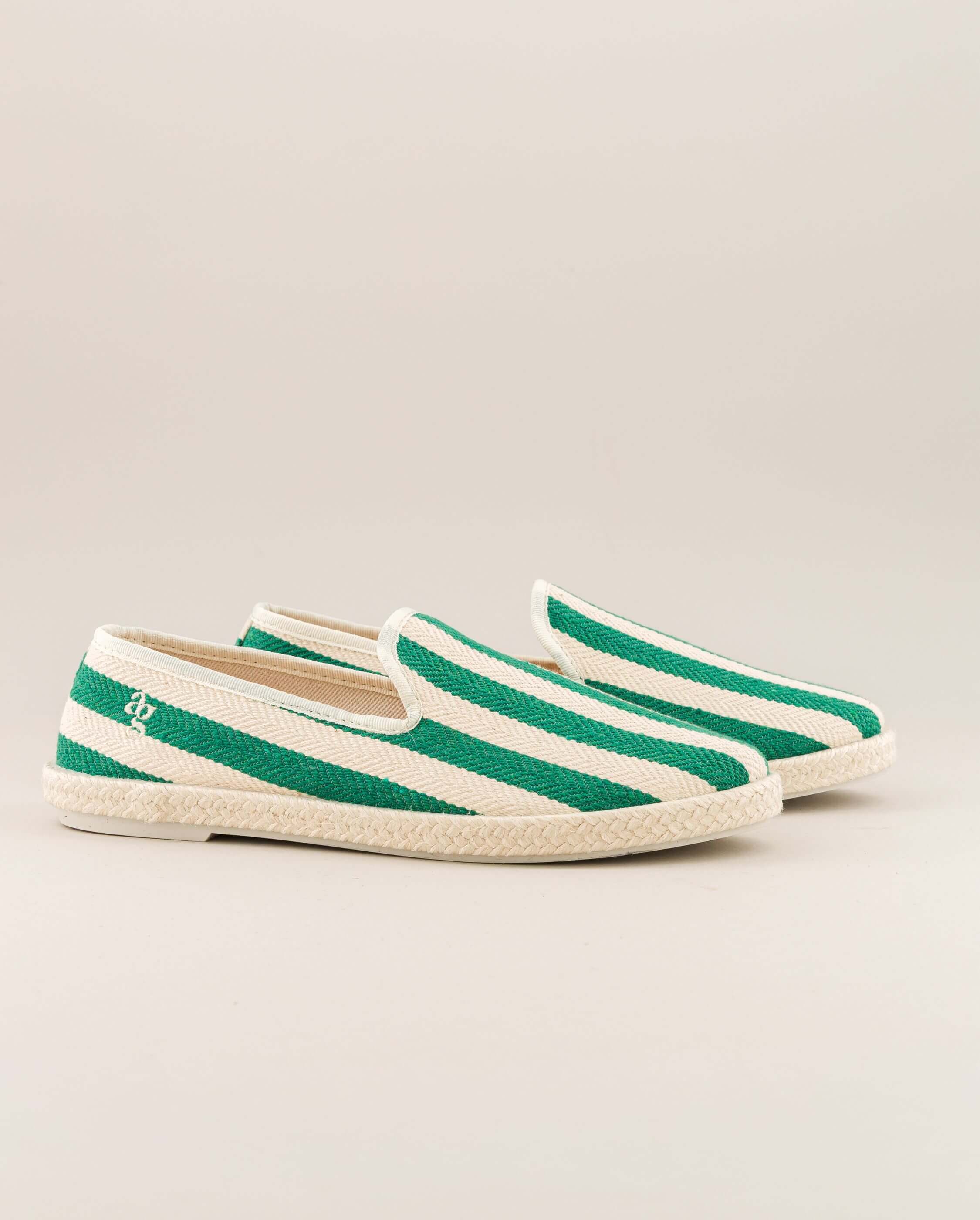 Espadrille coton recyclé à rayures CENITZ, ANGARDE