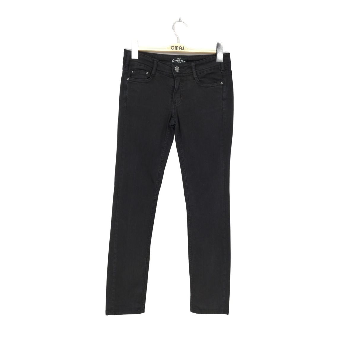 Jean Noir Droit Cimarron Taille 38 - Occasion En Très Bon état, Coupe Regular, Coton-élasthanne