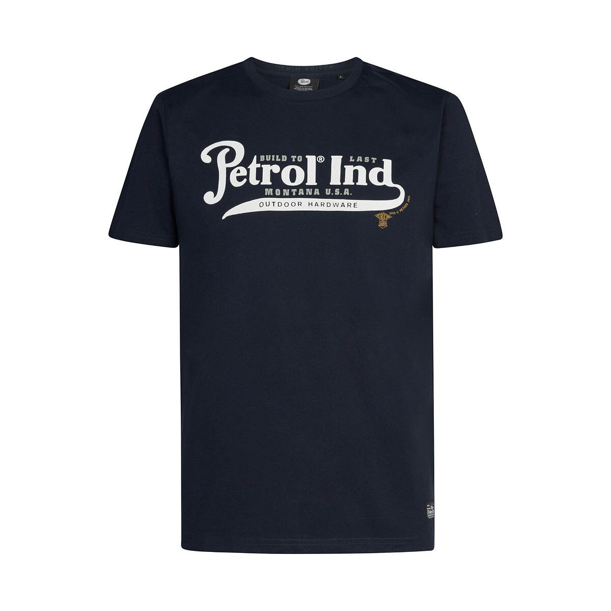 Shirt mit rundem ausschnitt marine Petrol Industries | La Redoute