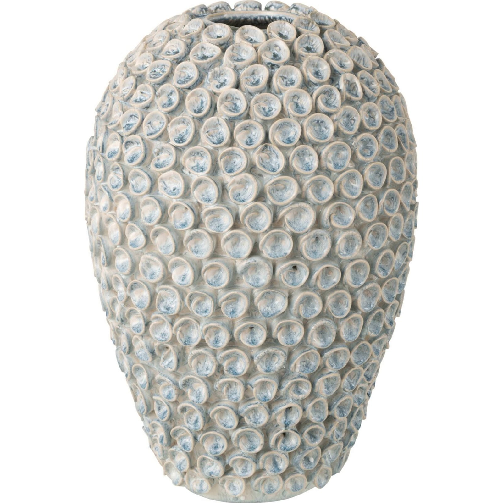 Vase en poterie relief côtier, RECOLLECTION