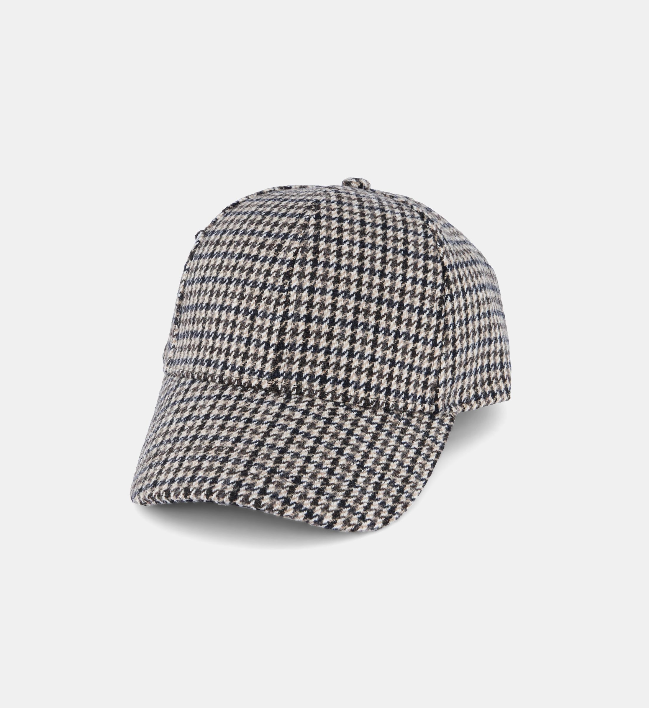 Casquette marley pied-de-poule feutrée, GALERIES LAFAYETTE