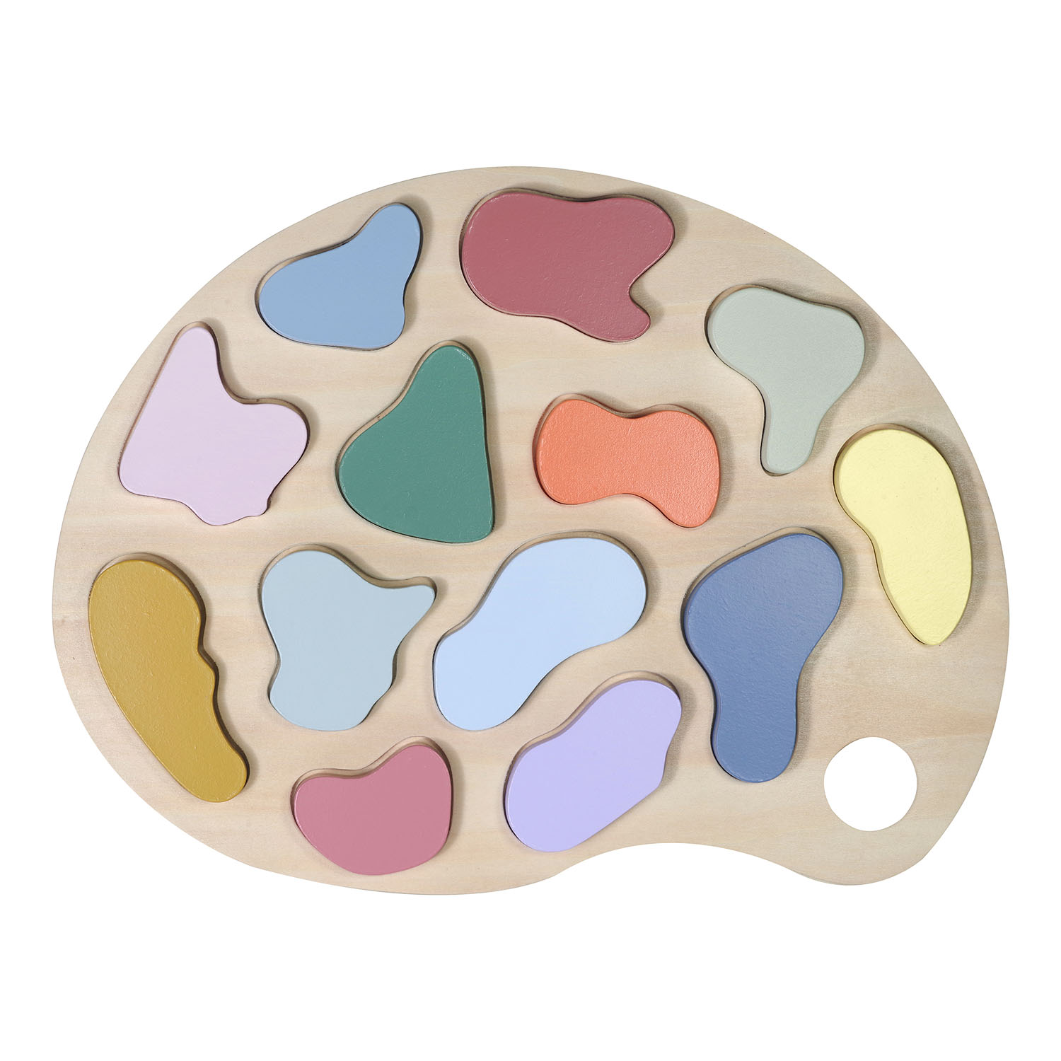 Jeu' de'eveil - Puzzle à encastrer- Couleurs, KINDSGUT