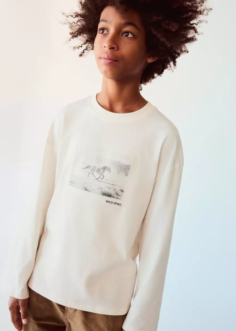 T-shirt oversize imprimé, MANGO KIDS