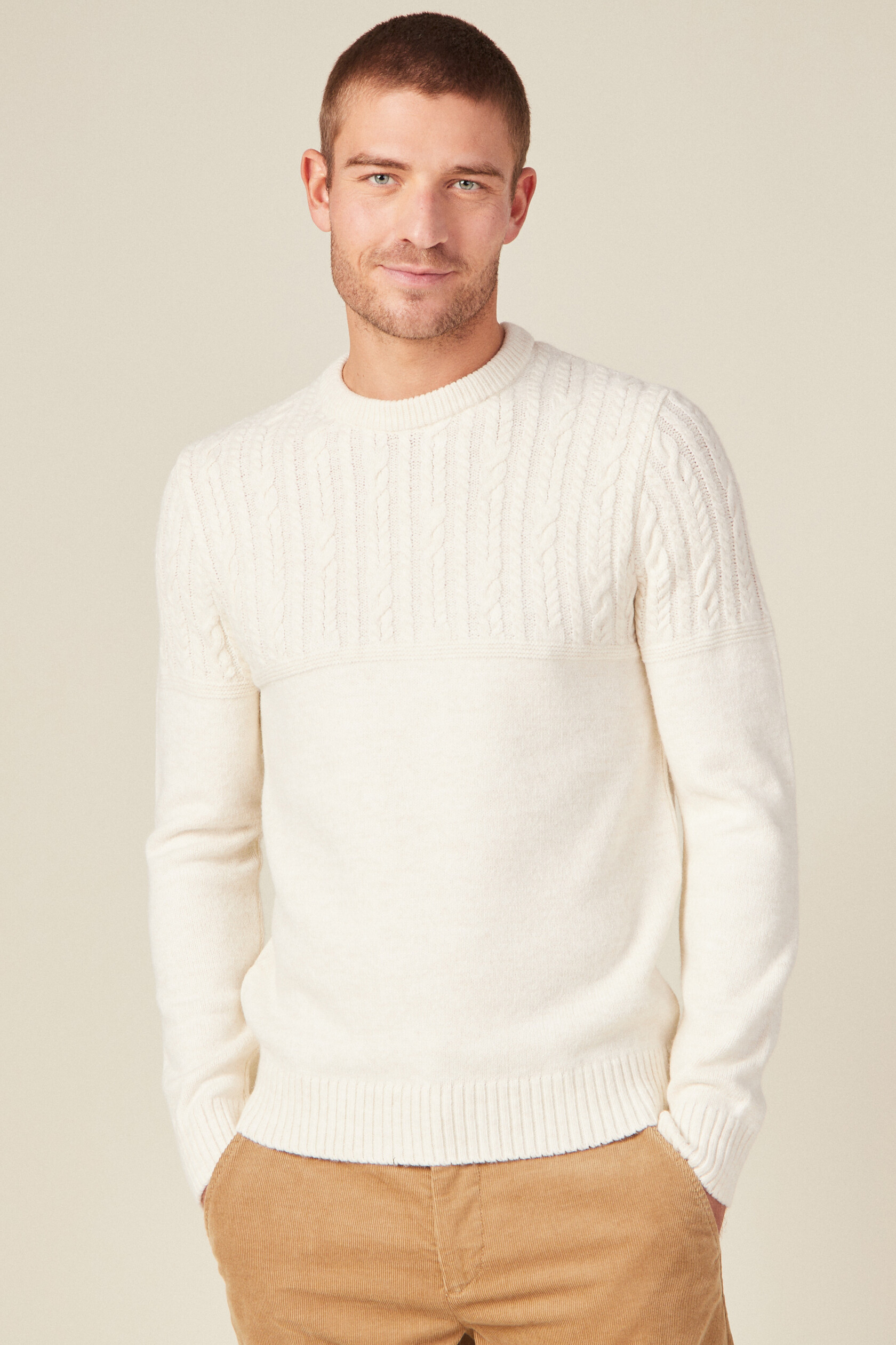 Pull manches longues torsades, BONOBO