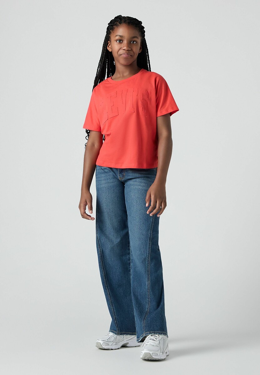 Jeans gamba larga con cucitura centrale anteriore, LEVI'S KIDS