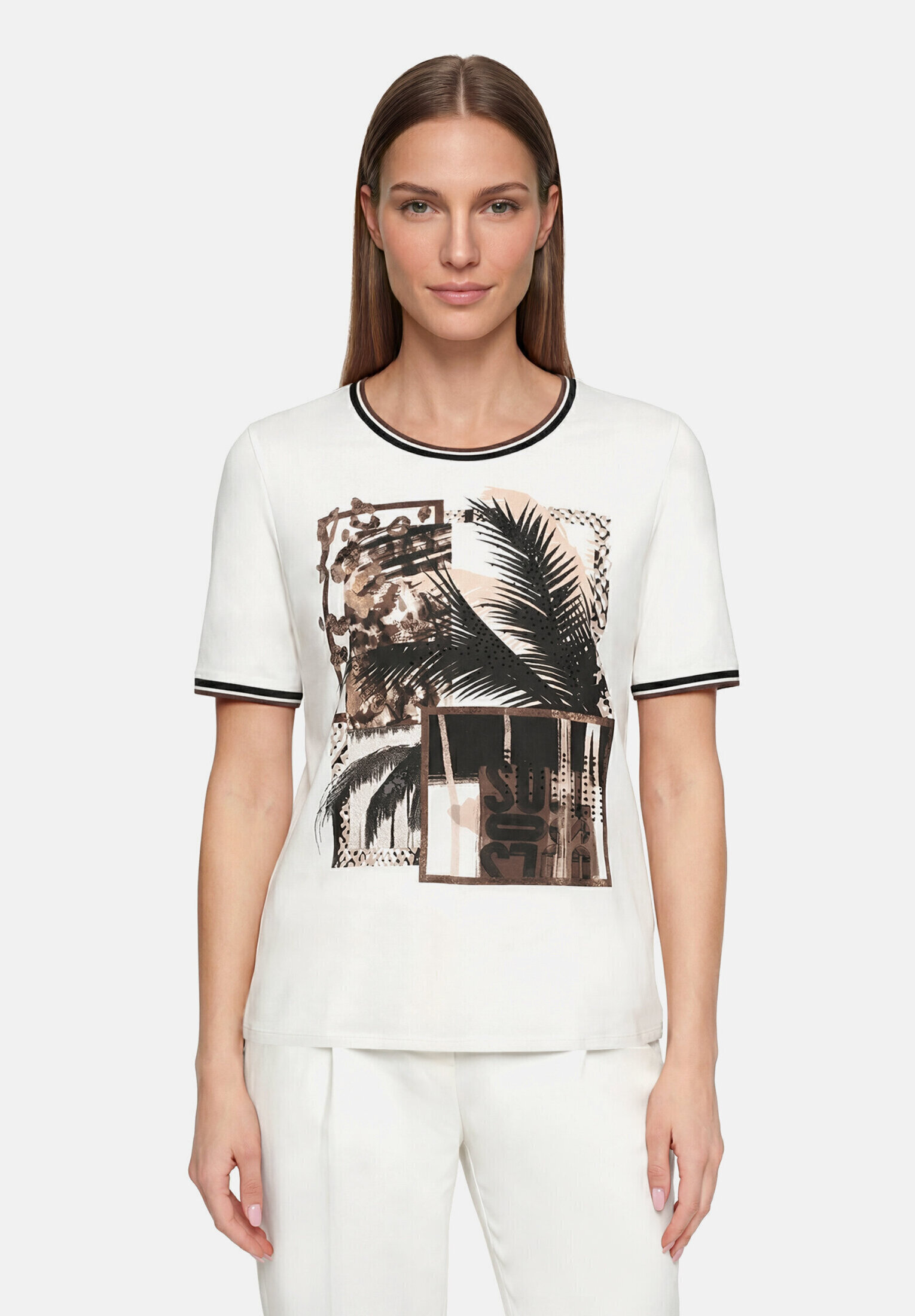 T-shirt basique à impression, BETTY BARCLAY