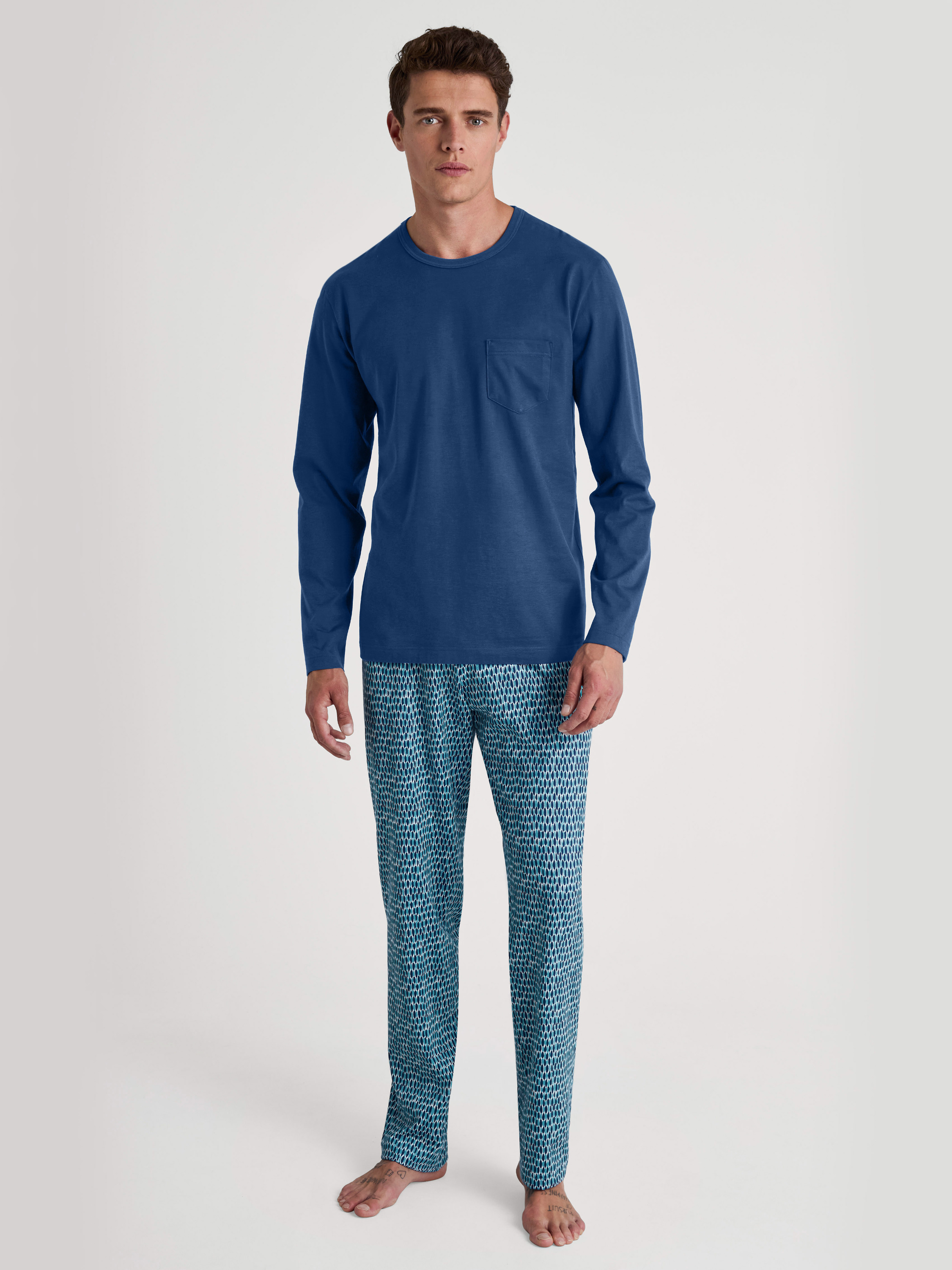 Pyjama manches longues Coton RELAX IMPRINT, CALIDA