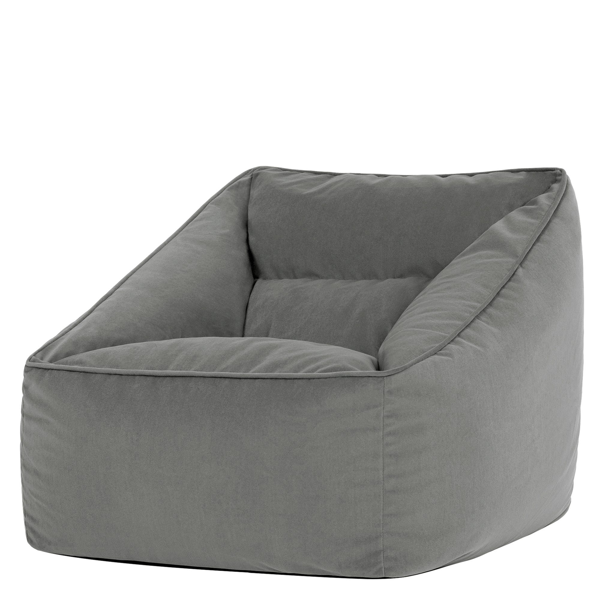 Pouf fauteuil salon en velours mat Oeko-Tex® - NATALIA, ICON