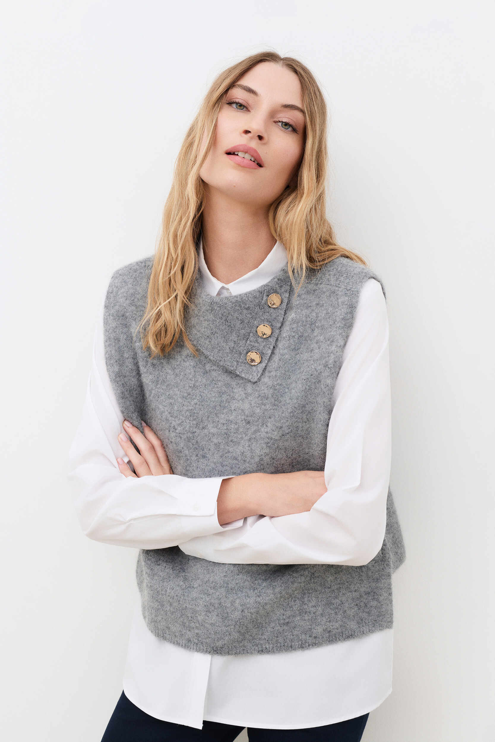 Poncho court asymétrique alpaga HOANY, CAROLL