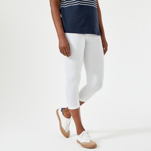 Comfortable Stretchy Cropped Trousers ANNE WEYBURN image
