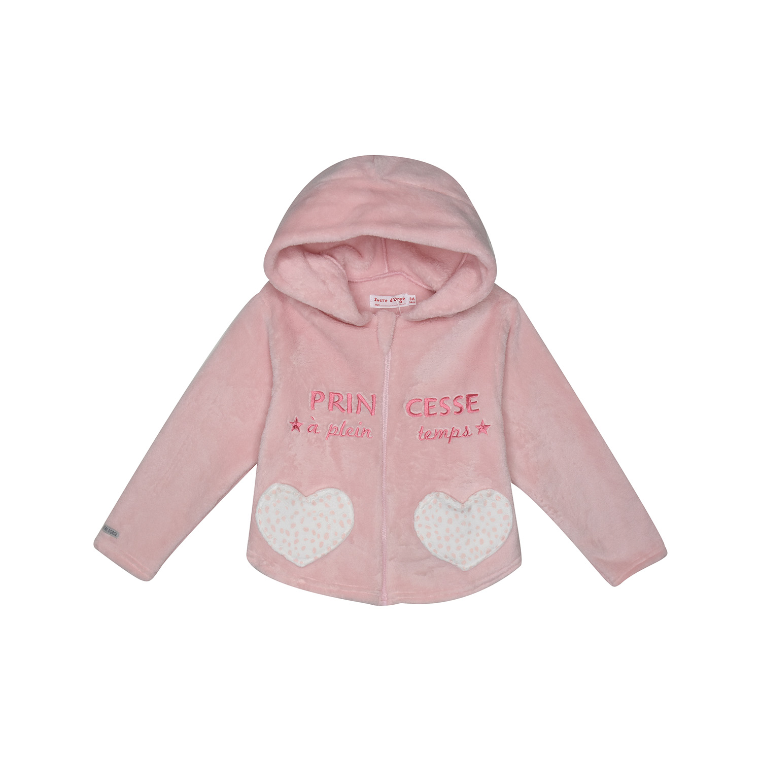 Robe de chambre courte enfant fortuna, SUCRE D'ORGE